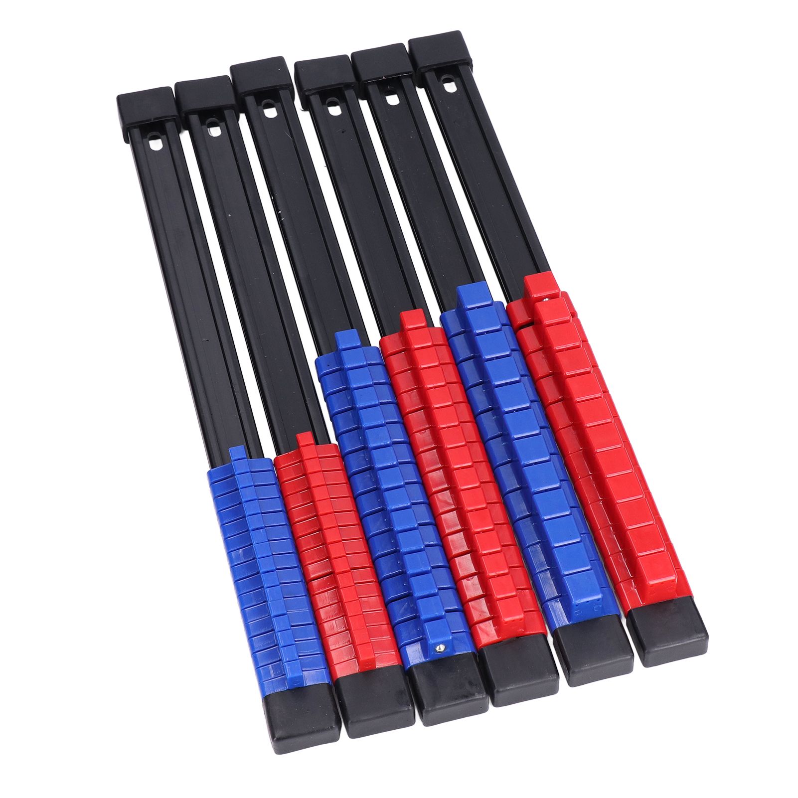 6pcs Socket Organizer Tray Multipurpose ABS 1/4in 3/8in 1/2in Auto Repairing Tools - Image 5