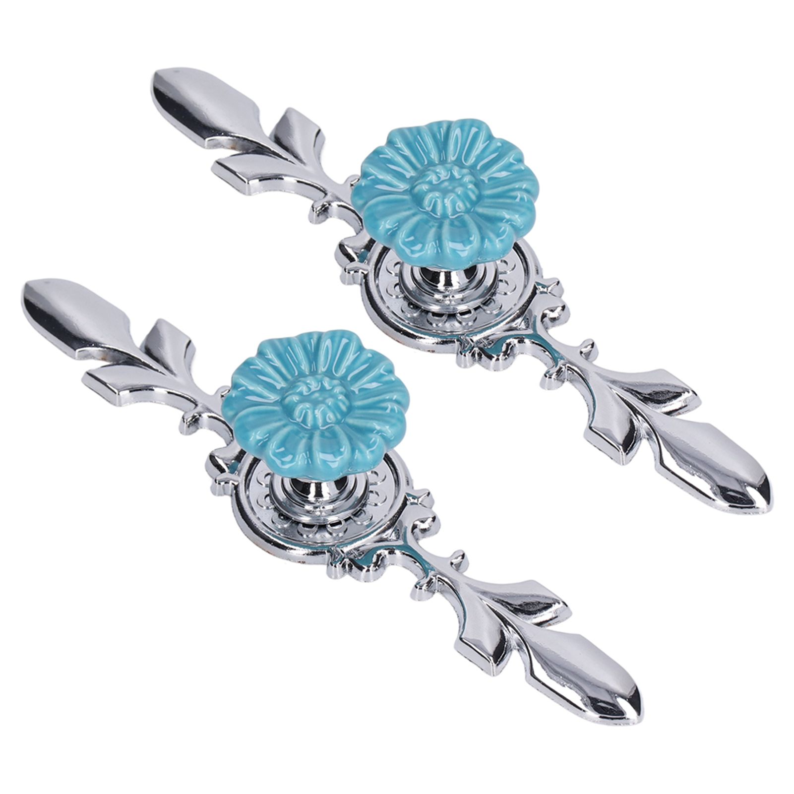 2Set Cabinet Knob Zinc Alloy Single Hole Closet Drawer Wardrobe Knob for Home Furniture Decoration1088D Wild Chrysanthemum - Image 7