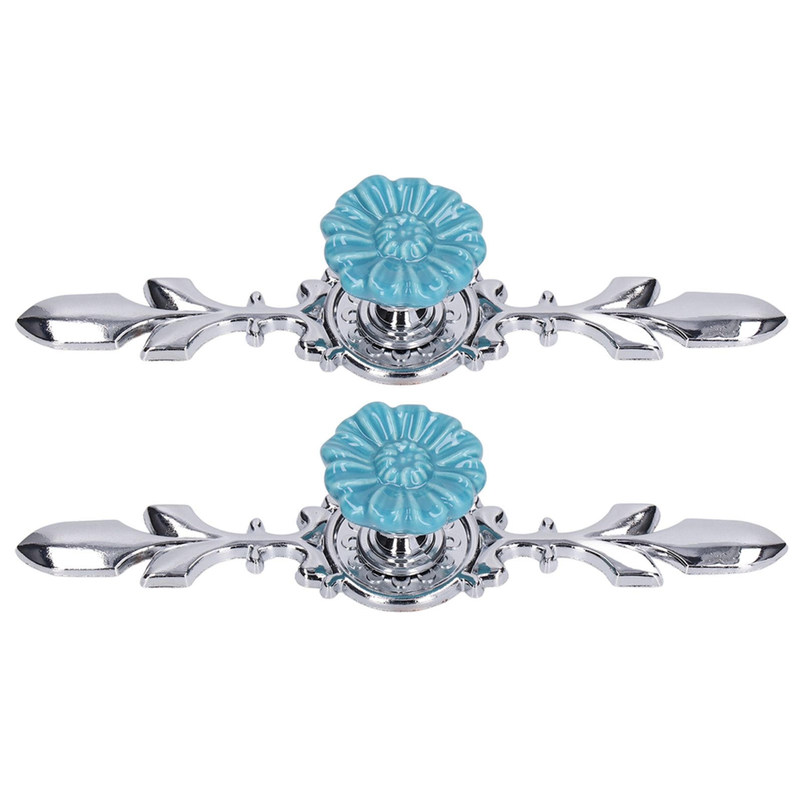 2Set Cabinet Knob Zinc Alloy Single Hole Closet Drawer Wardrobe Knob for Home Furniture Decoration1088D Wild Chrysanthemum - Image 8