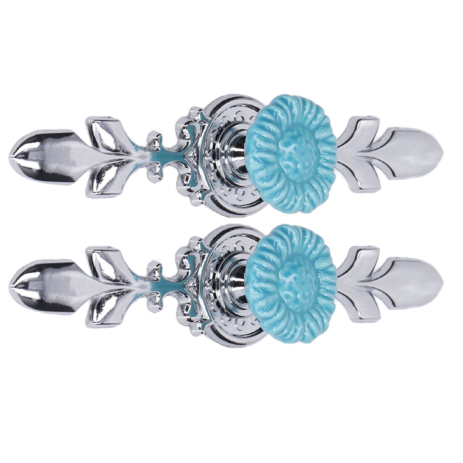 2Set Cabinet Knob Zinc Alloy Single Hole Closet Drawer Wardrobe Knob for Home Furniture Decoration1088D Sunflower - Image 3