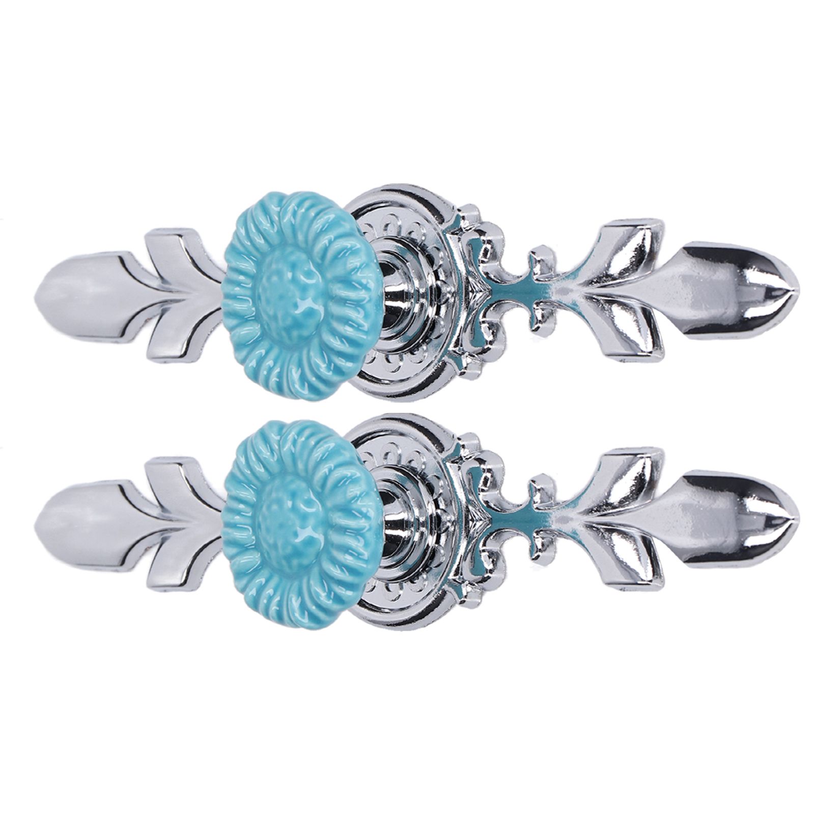 2Set Cabinet Knob Zinc Alloy Single Hole Closet Drawer Wardrobe Knob for Home Furniture Decoration1088D Sunflower - Image 4