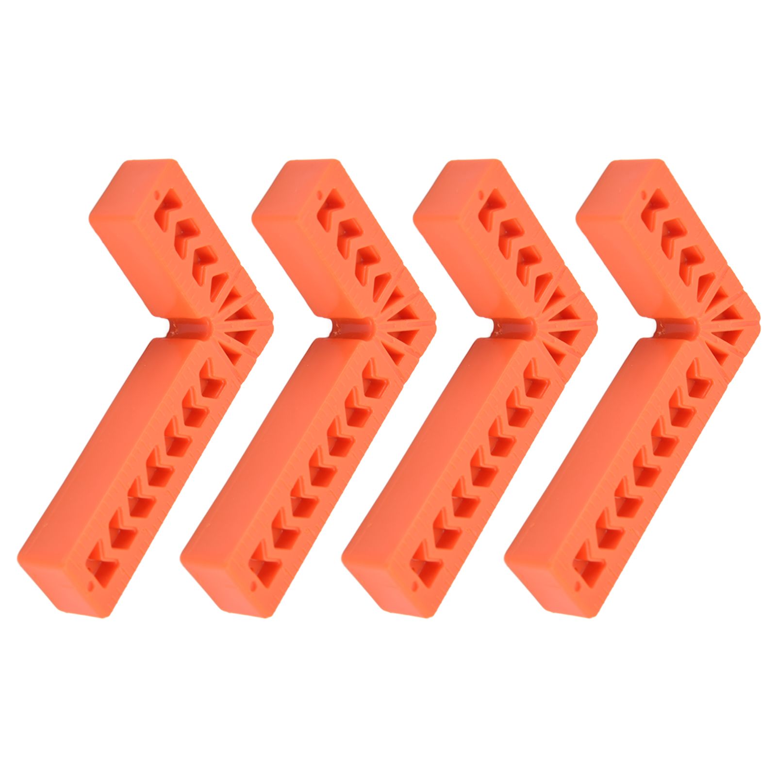 4Pcs L Type Plastic Squares Multi Purpose Strong Practicability Easy to Use Plastic Right Angle Positioner for Drawers4 Inches 100mm - Image 7