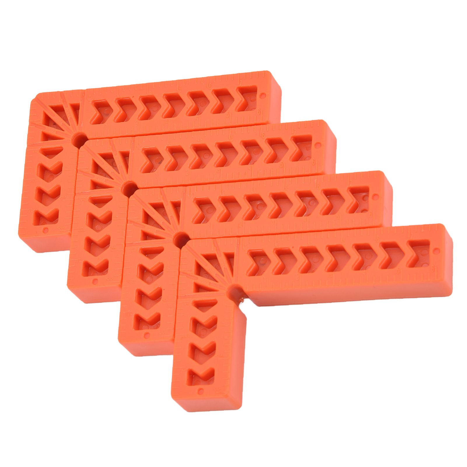 4Pcs L Type Plastic Squares Multi Purpose Strong Practicability Easy to Use Plastic Right Angle Positioner for Drawers6 Inches 150mm - Image 4