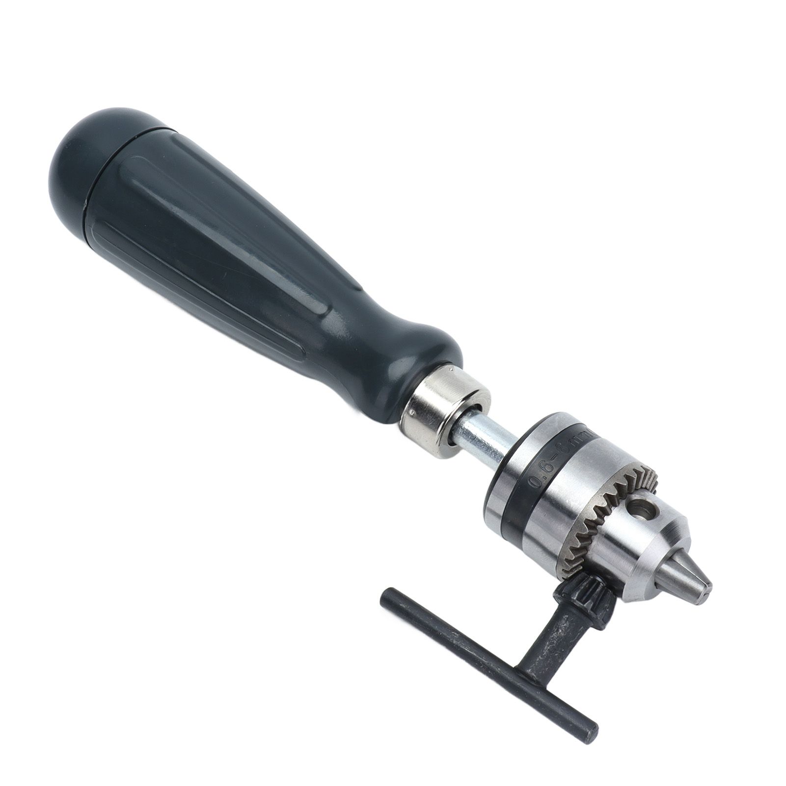 Hand Drill Carbon Steel Manual Crank Drill with Chuck Key and 5pcs Drill Bit for Plastic Wood Jewelry Resin Nut - Image 5