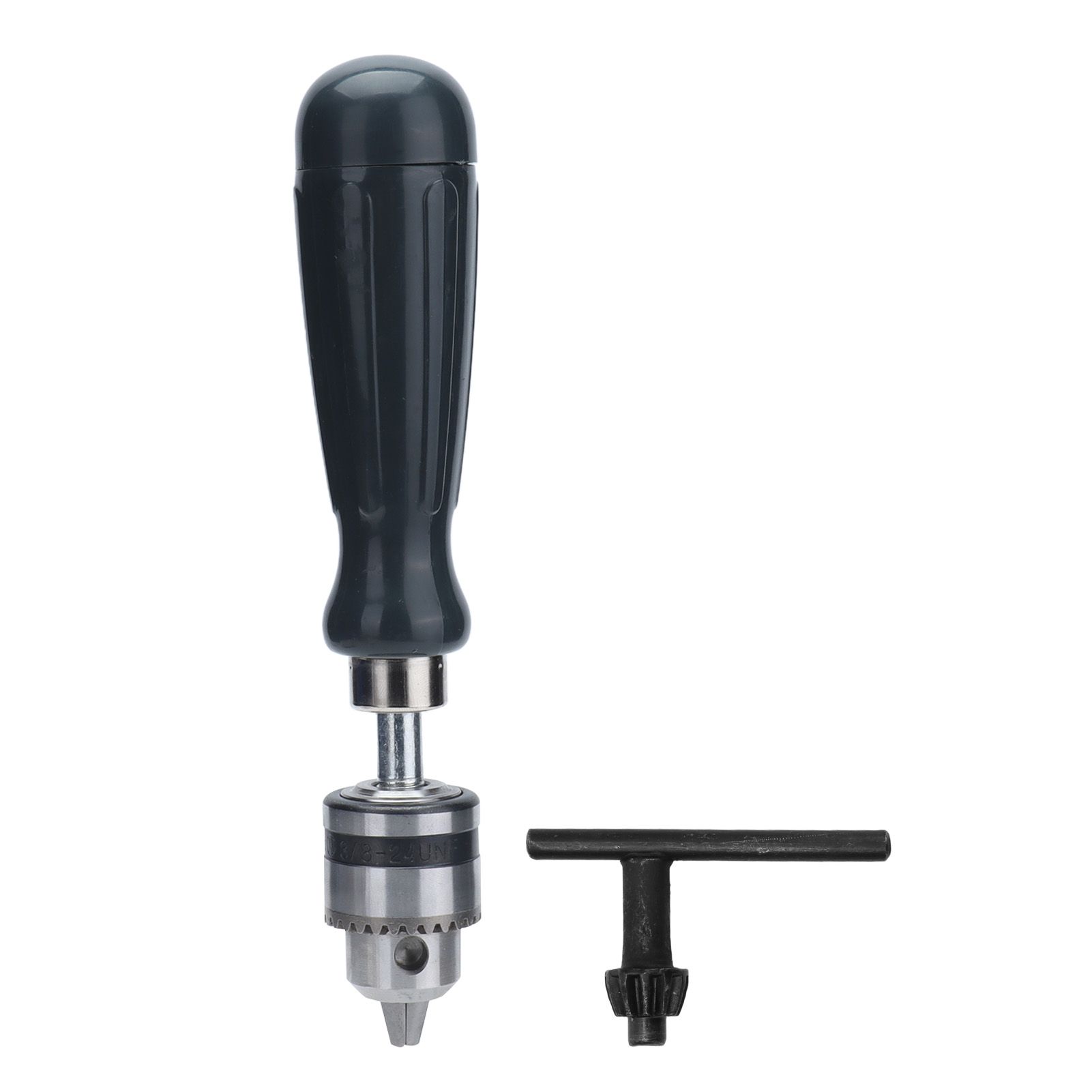 Hand Drill Carbon Steel Manual Crank Drill with Chuck Key and 5pcs Drill Bit for Plastic Wood Jewelry Resin Nut - Image 6