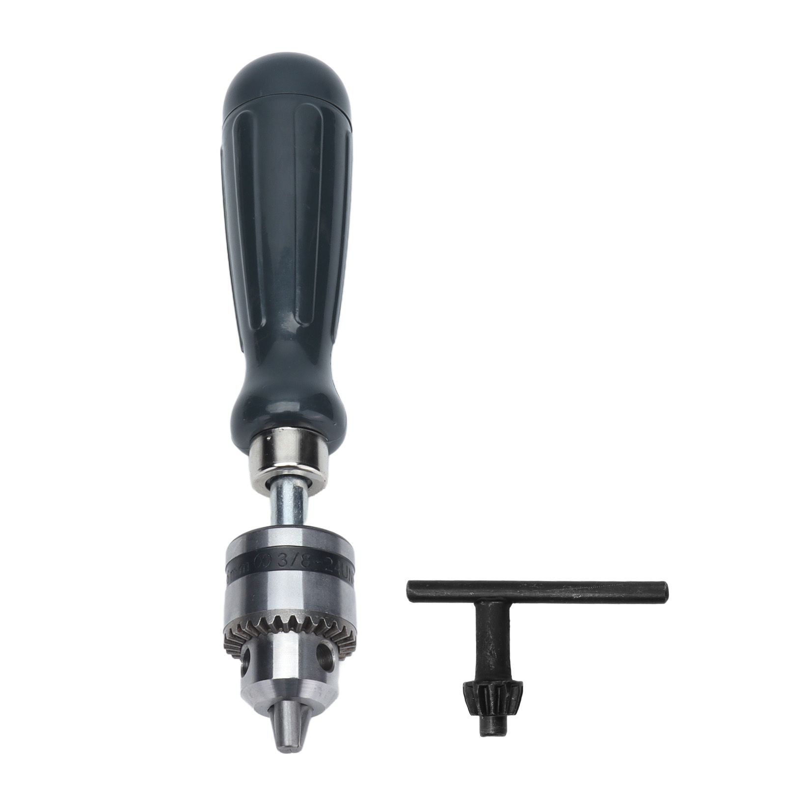 Hand Drill Carbon Steel Manual Crank Drill with Chuck Key and 5pcs Drill Bit for Plastic Wood Jewelry Resin Nut - Image 8