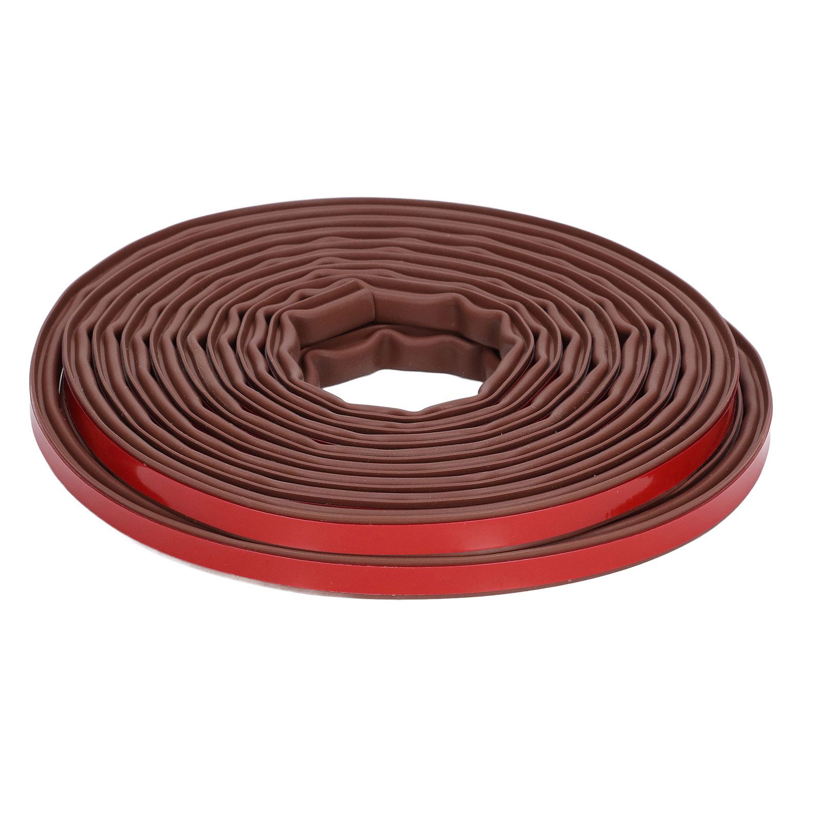 6m Door Sealing Strip Silicone Rubber Self Adhesive Weather Strip Brown Window Sealing Strip for HomeHeight 6mm / 0.2in - Image 8