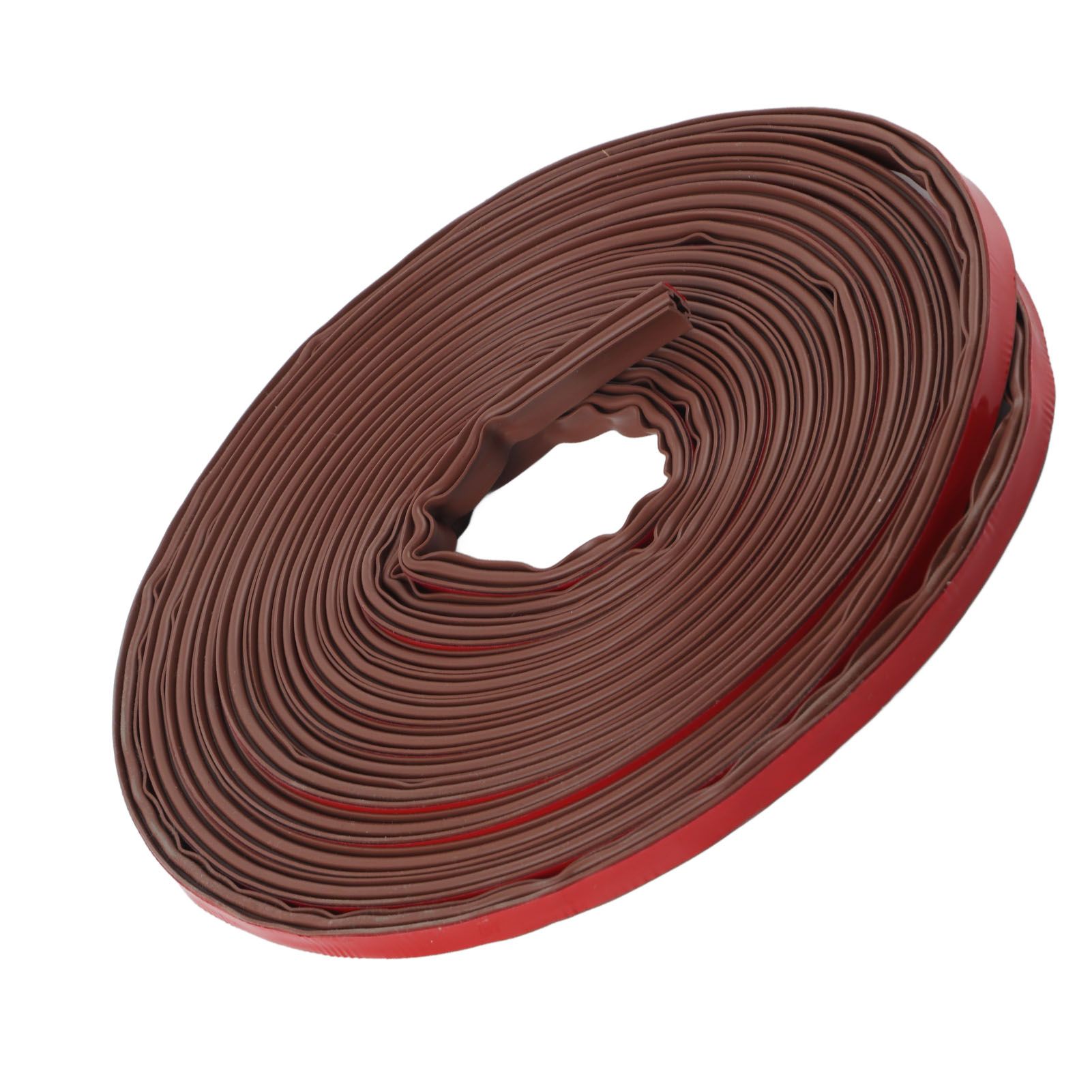 6m Door Sealing Strip Silicone Rubber Self Adhesive Weather Strip Brown Window Sealing Strip for HomeHeight 8mm / 0.3in - Image 5