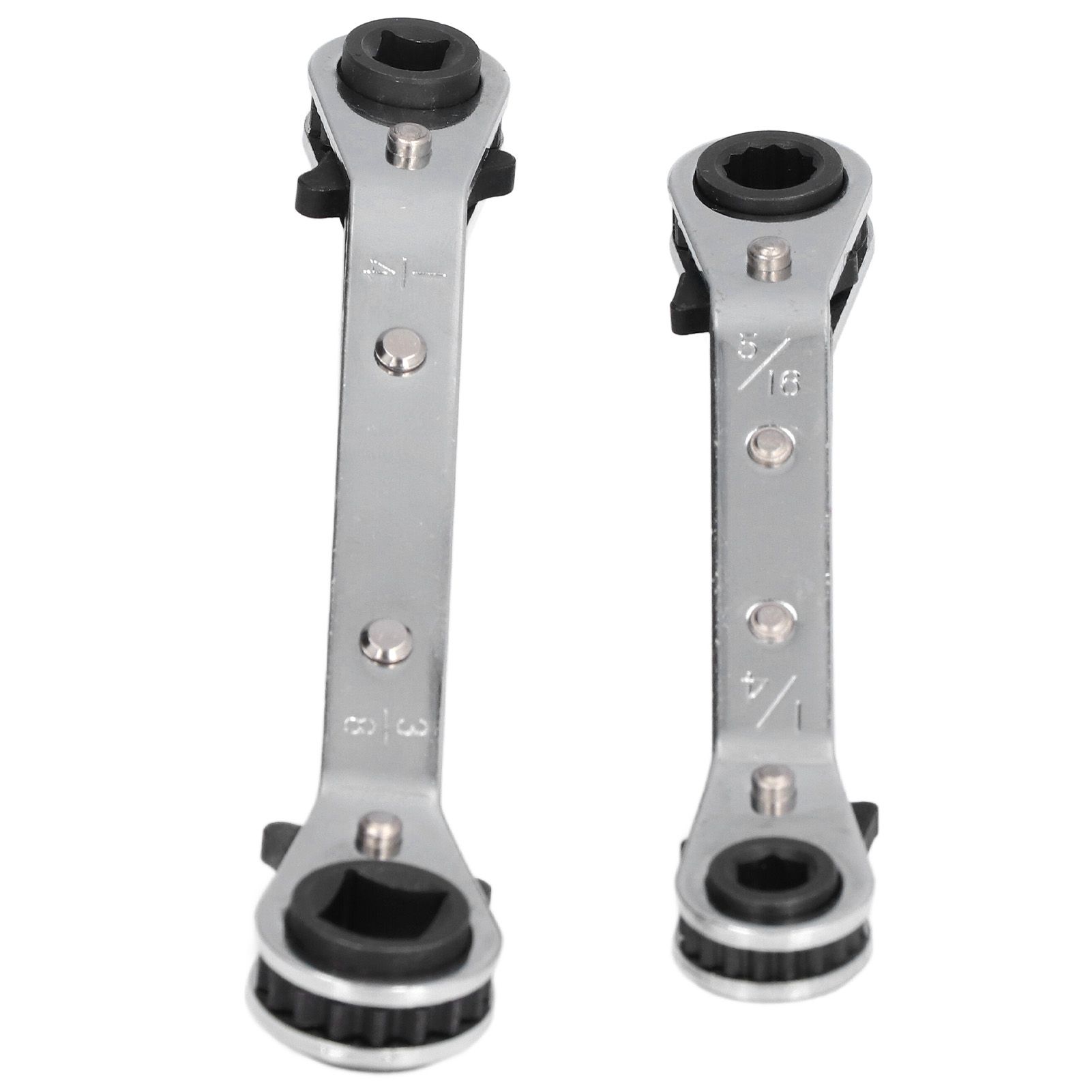 CT122 Refrigerator Ratchet Wrench 1/4 3/16 5/16 3/8 Stainless Steel Wrench Air Conditioner Repair Tool for Household - Image 2