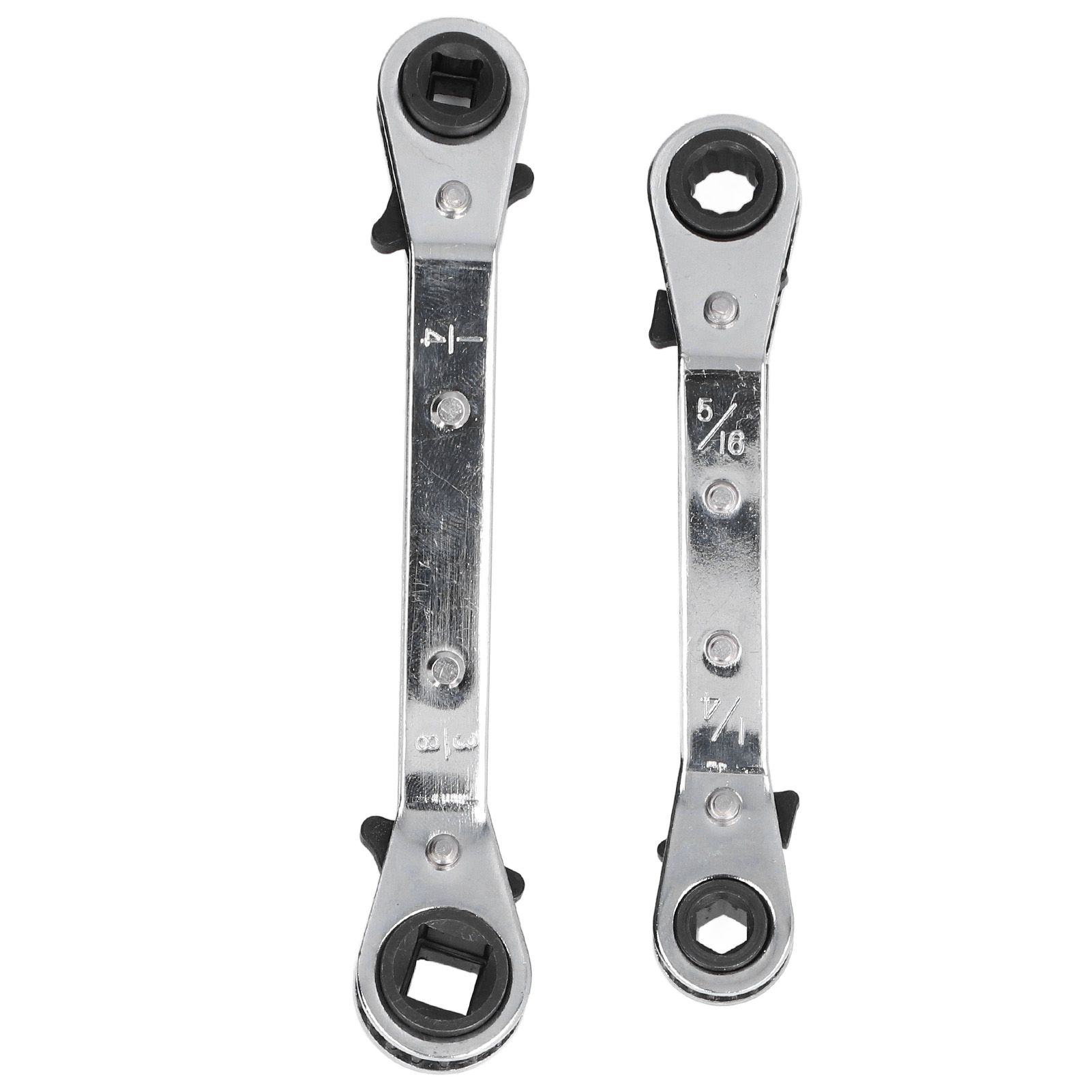 CT122 Refrigerator Ratchet Wrench 1/4 3/16 5/16 3/8 Stainless Steel Wrench Air Conditioner Repair Tool for Household - Image 3