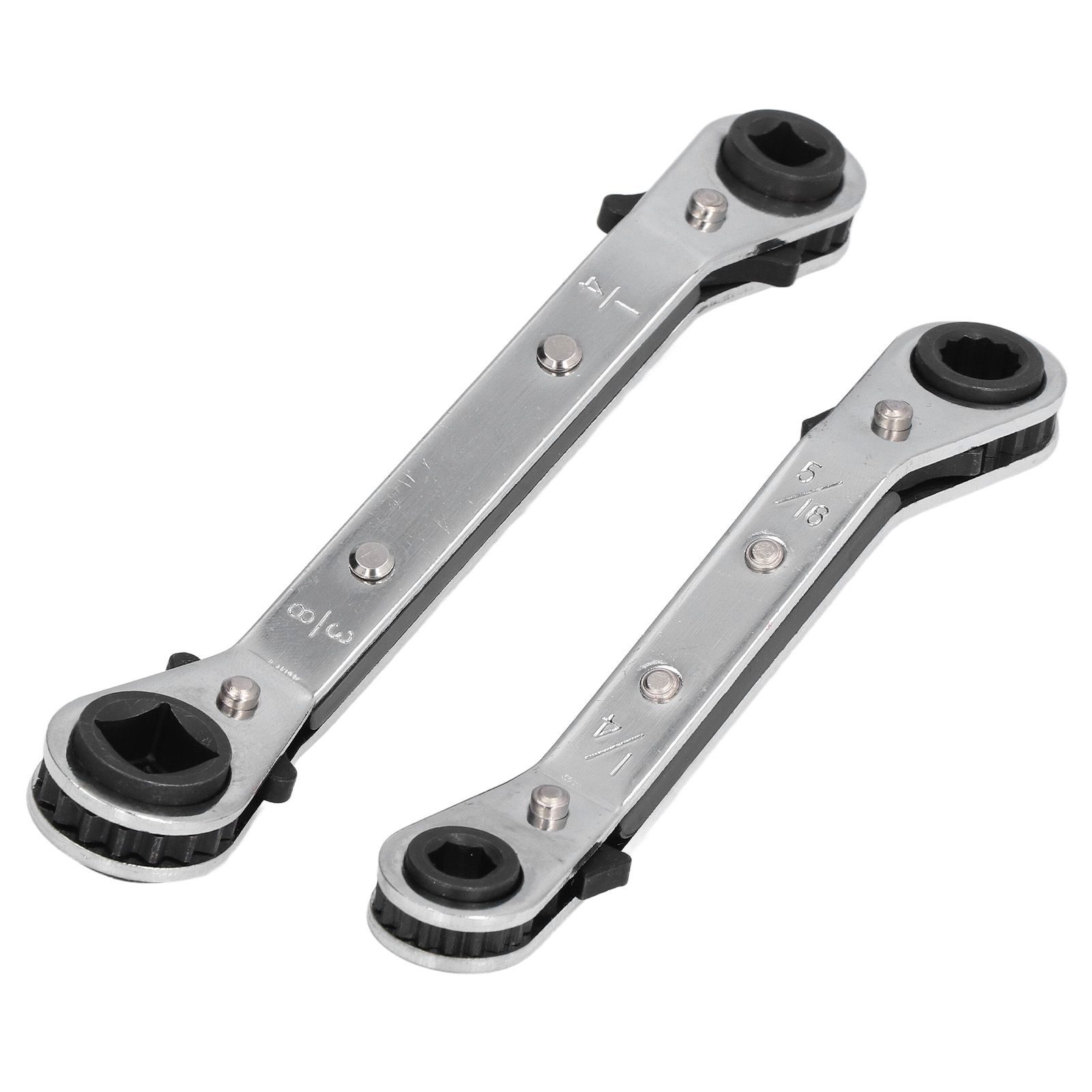 CT122 Refrigerator Ratchet Wrench 1/4 3/16 5/16 3/8 Stainless Steel Wrench Air Conditioner Repair Tool for Household - Image 4