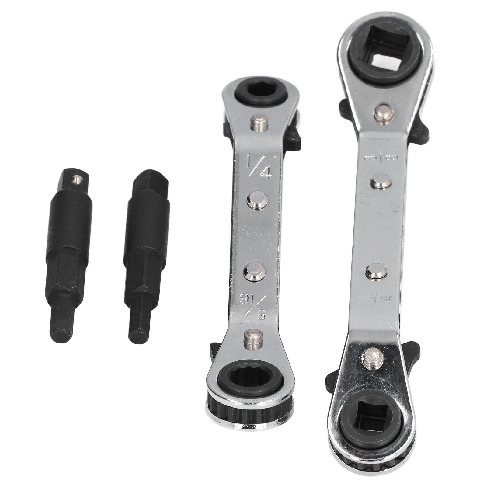 CT122 Refrigerator Ratchet Wrench 1/4 3/16 5/16 3/8 Stainless Steel Wrench Air Conditioner Repair Tool for Household - Image 5