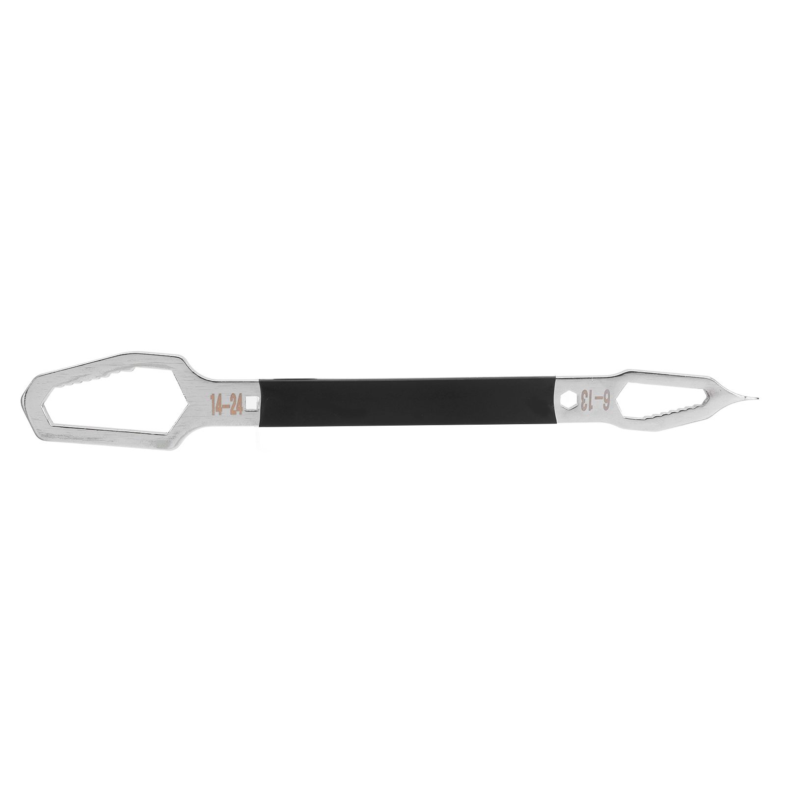 Shaped Wrench Double Ended Multifunctional Universal Unique Ultra Long Design Hardware Hand ToolBlack - Image 1
