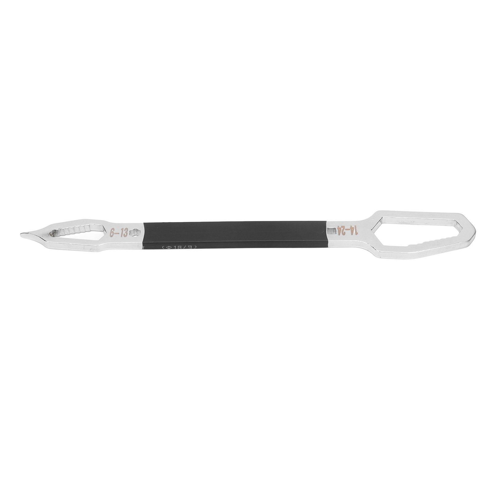 Shaped Wrench Double Ended Multifunctional Universal Unique Ultra Long Design Hardware Hand ToolBlack - Image 2