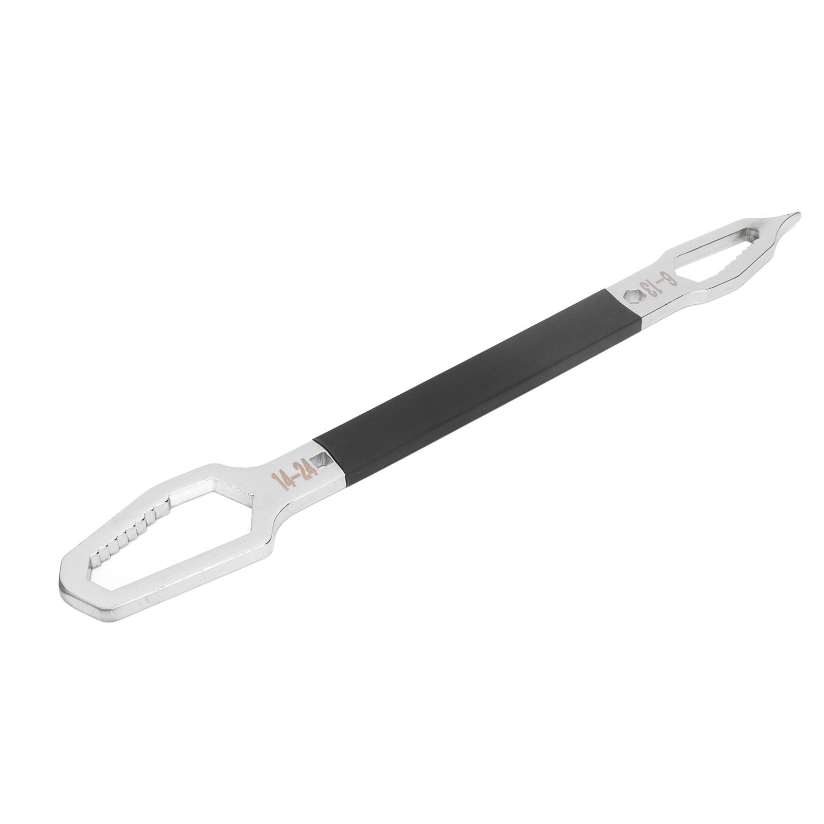 Shaped Wrench Double Ended Multifunctional Universal Unique Ultra Long Design Hardware Hand ToolBlack - Image 3
