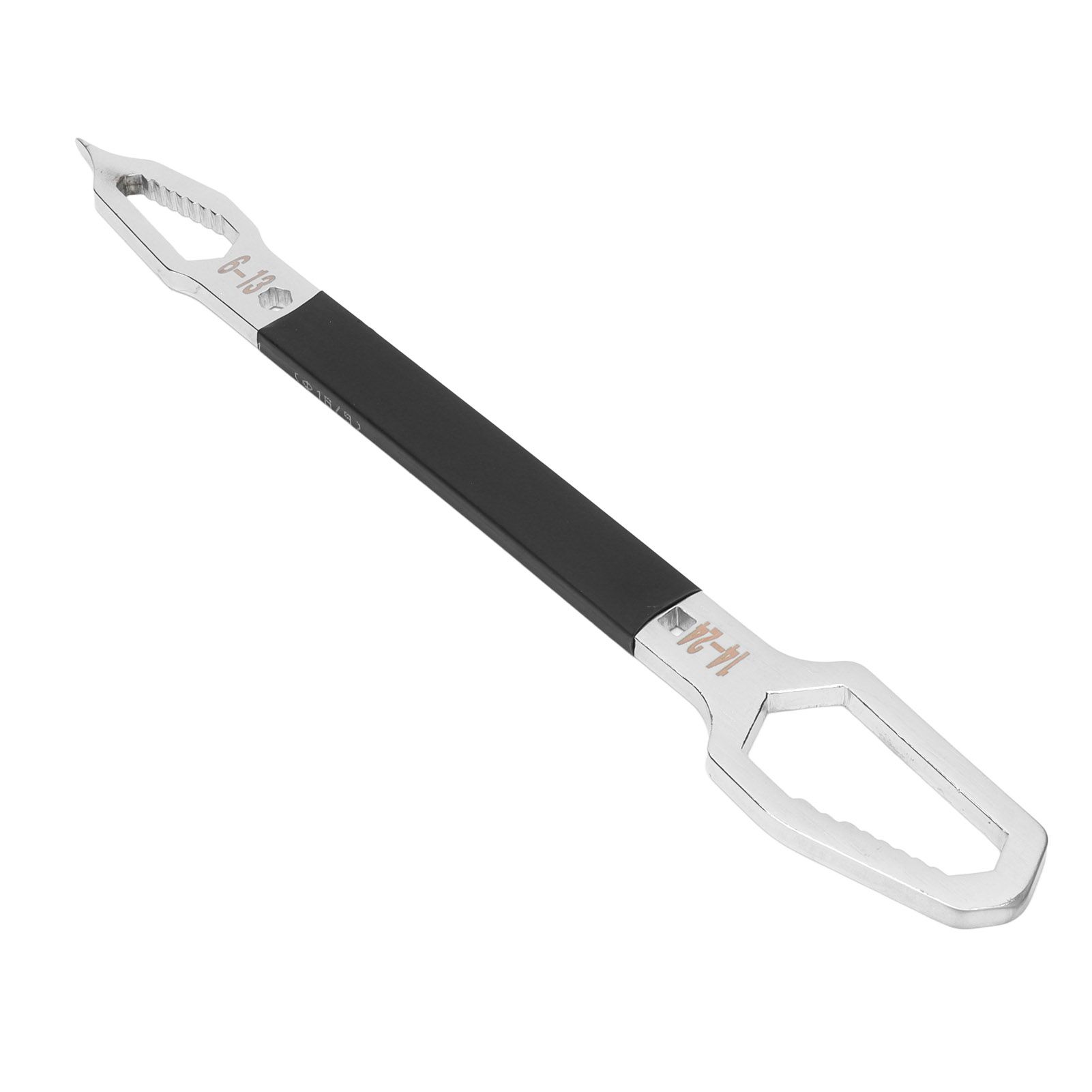 Shaped Wrench Double Ended Multifunctional Universal Unique Ultra Long Design Hardware Hand ToolBlack - Image 4