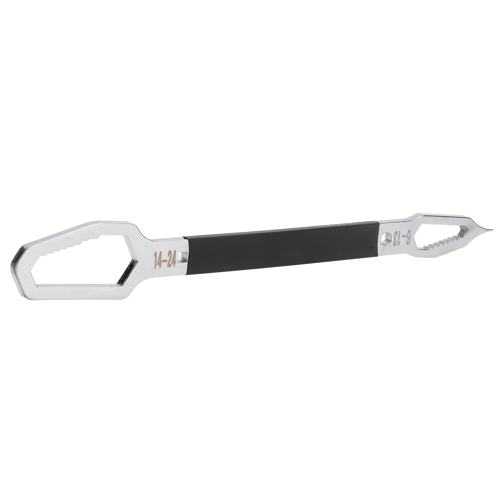 Shaped Wrench Double Ended Multifunctional Universal Unique Ultra Long Design Hardware Hand ToolBlack - Image 6