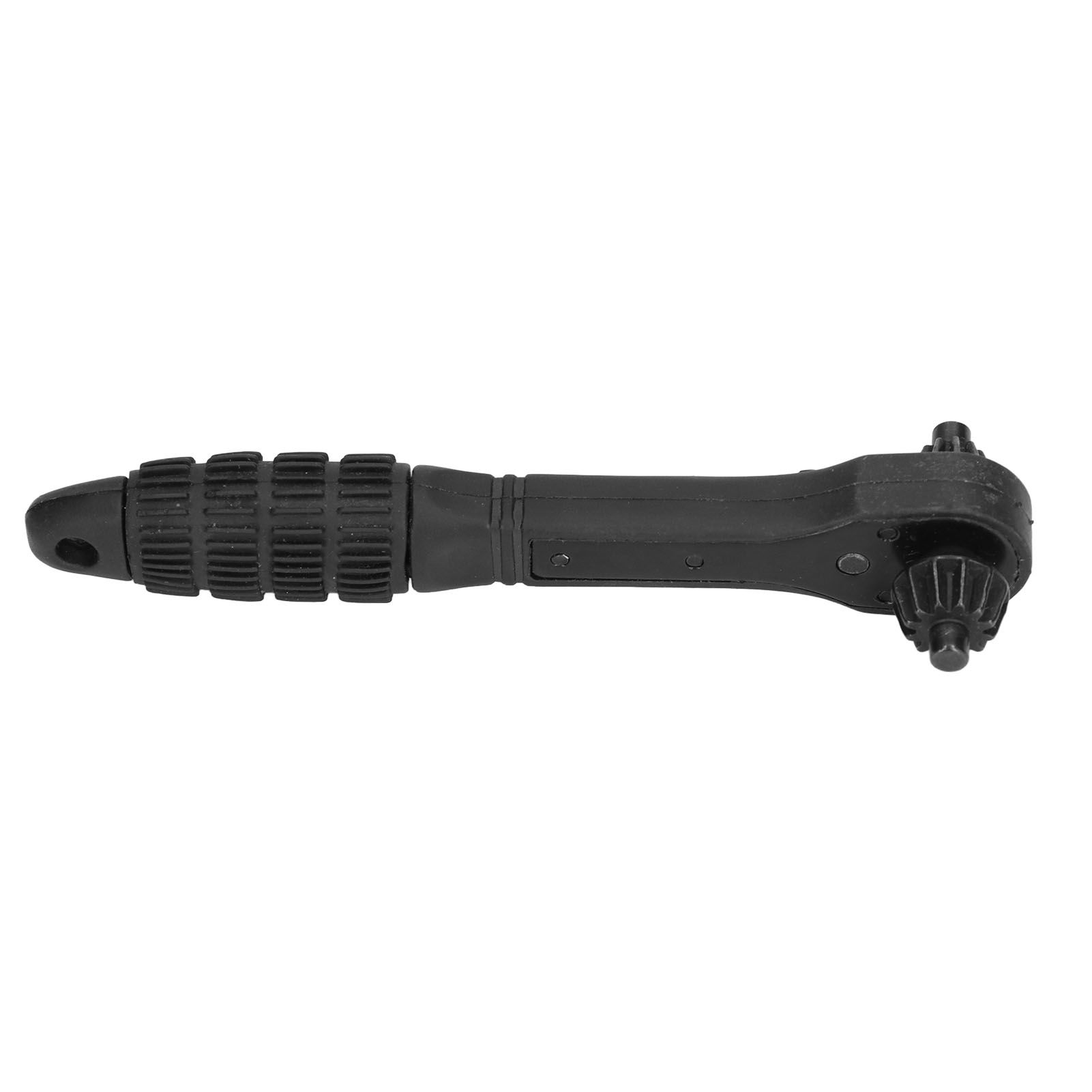 Ratchet Wrench 2 in 1 Black Carbon Steel Multifunctional Quick Drill Chuck Wrench for Universal Electric Drills - Image 1