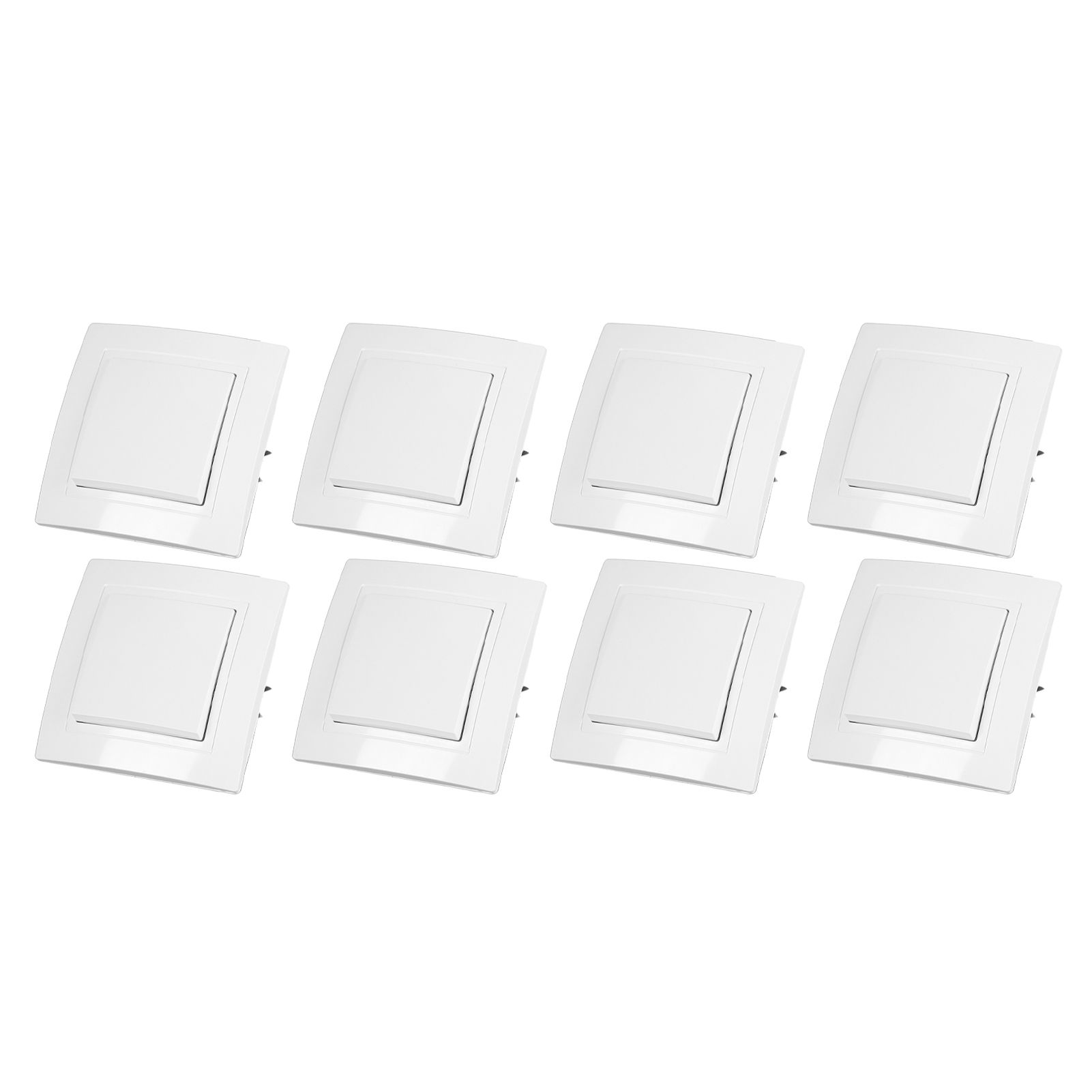 8Pcs Single Pole Light Switch 10A/250V Wall Decorative Paddle Rocker Switch European Regulations for House Use - Image 6
