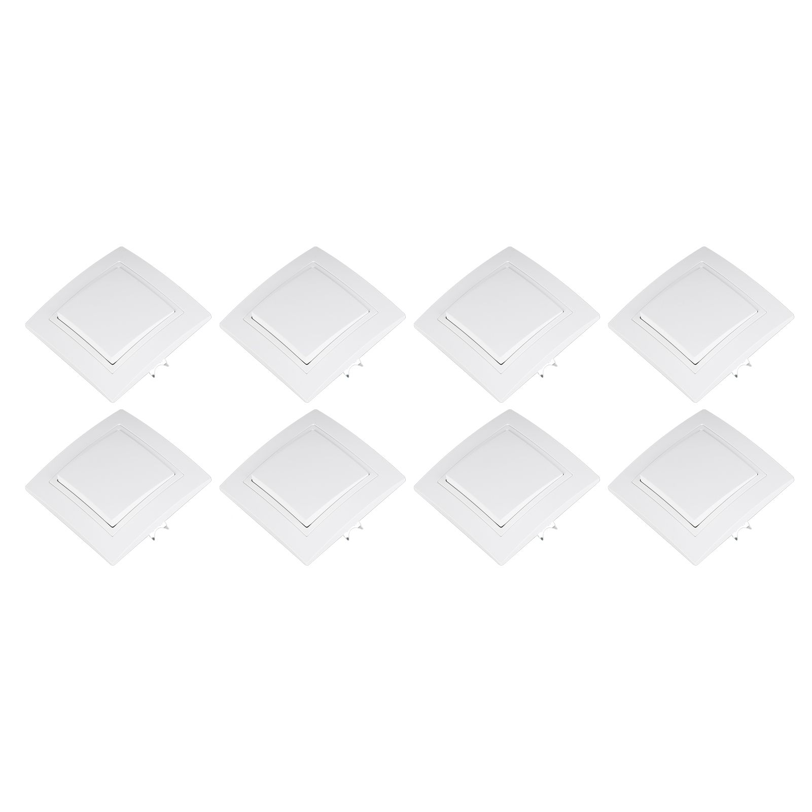 8Pcs Single Pole Light Switch 10A/250V Wall Decorative Paddle Rocker Switch European Regulations for House Use - Image 8