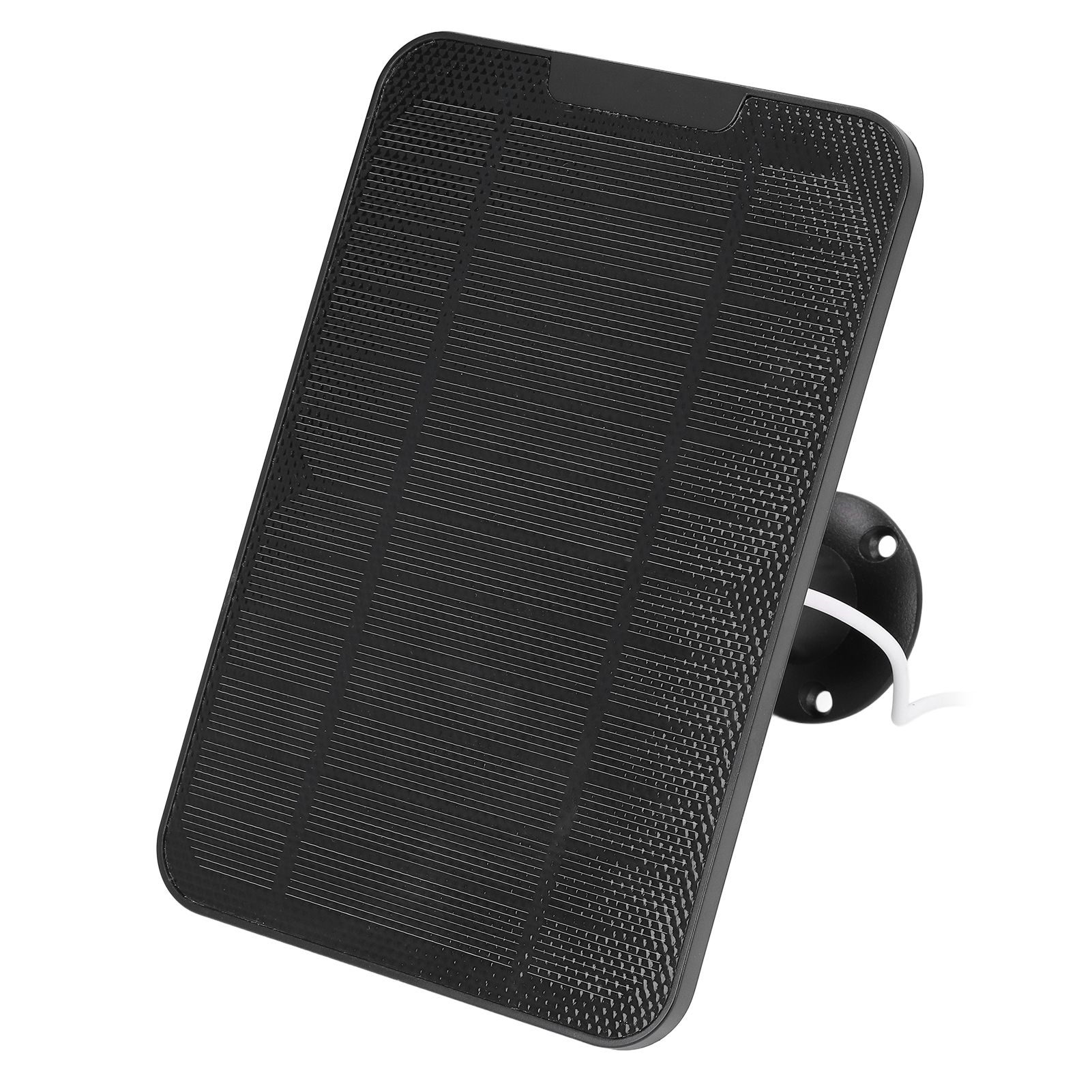 Solar Expansion Panel Weatherproof Portable Solar Power Supply with Adjustable Bracket for Security Camera 4W 6VBlack - Image 3