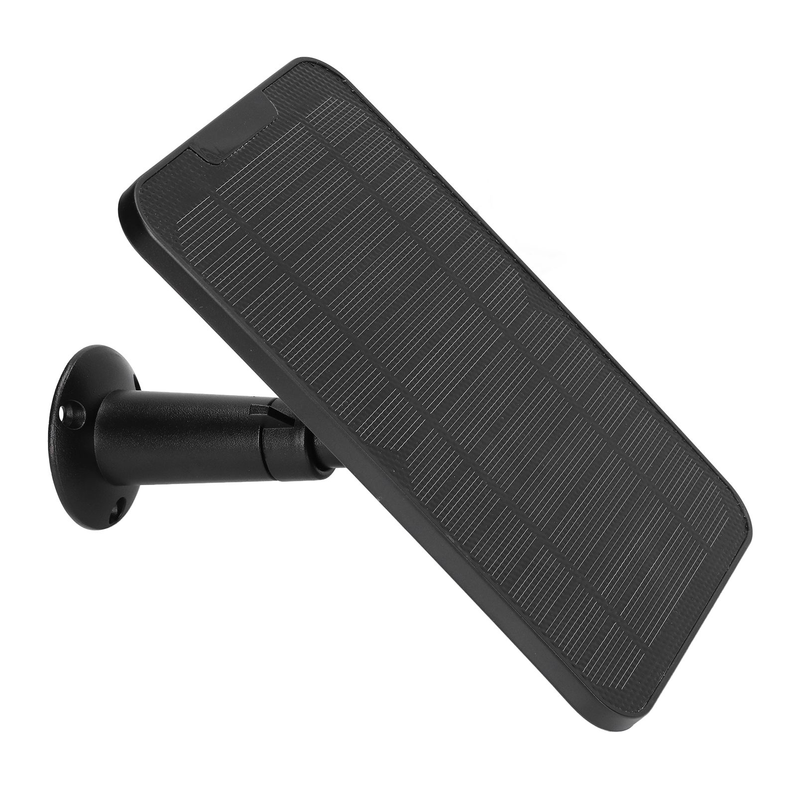 Solar Expansion Panel Weatherproof Portable Solar Power Supply with Adjustable Bracket for Security Camera 4W 6VBlack - Image 6