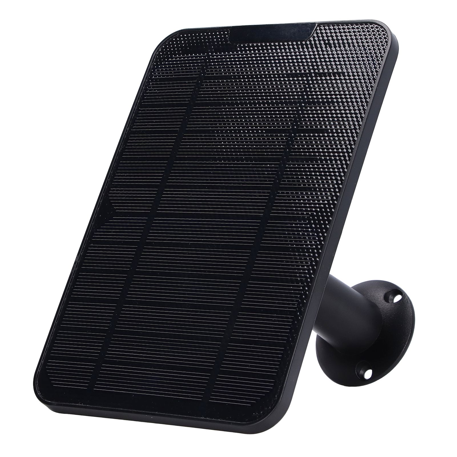 Solar Expansion Panel Weatherproof Portable Solar Power Supply with Adjustable Bracket for Security Camera 4W 6VBlack - Image 7