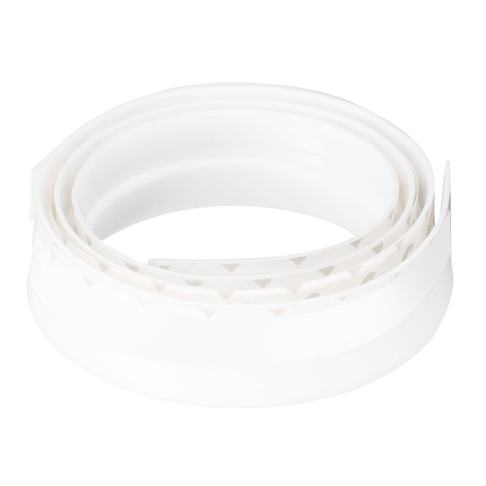 Door Soundproofing 28mm/1.1in Round Hole Silicone Protective Durable Replaceable Lightweight Sealer Strip for RoomWhite - Image 1