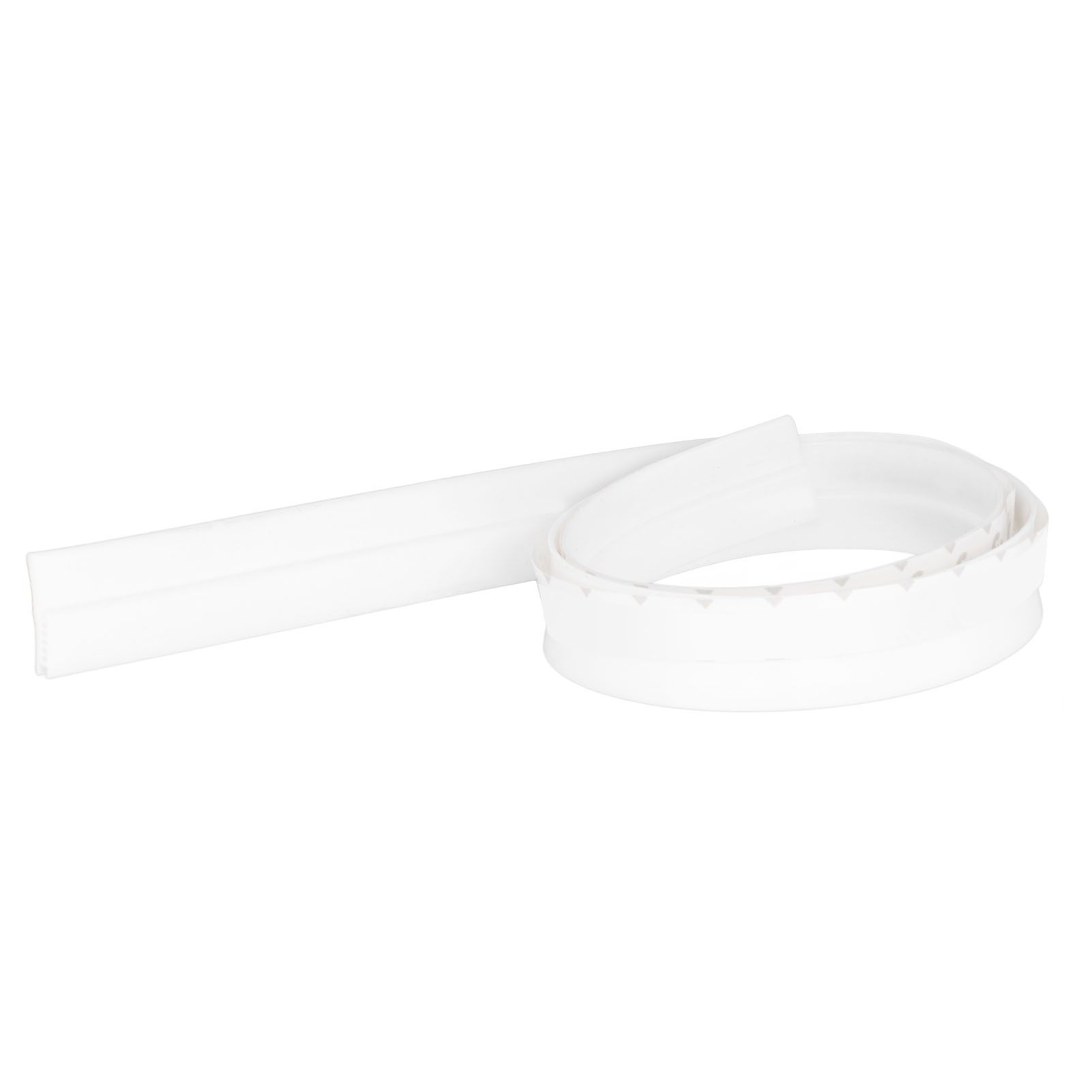 Door Soundproofing 28mm/1.1in Round Hole Silicone Protective Durable Replaceable Lightweight Sealer Strip for RoomWhite - Image 2