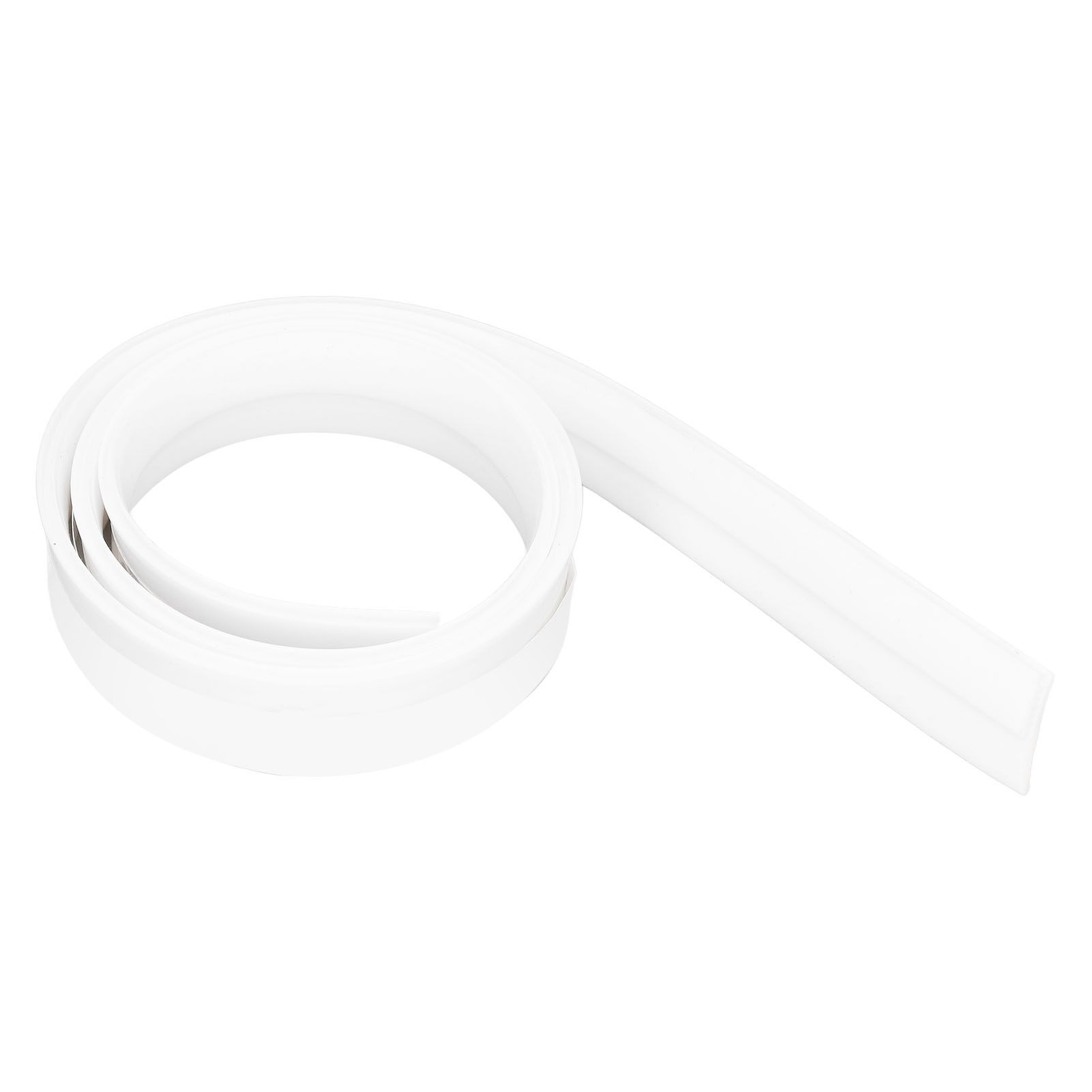 Door Soundproofing 28mm/1.1in Round Hole Silicone Protective Durable Replaceable Lightweight Sealer Strip for RoomWhite - Image 4