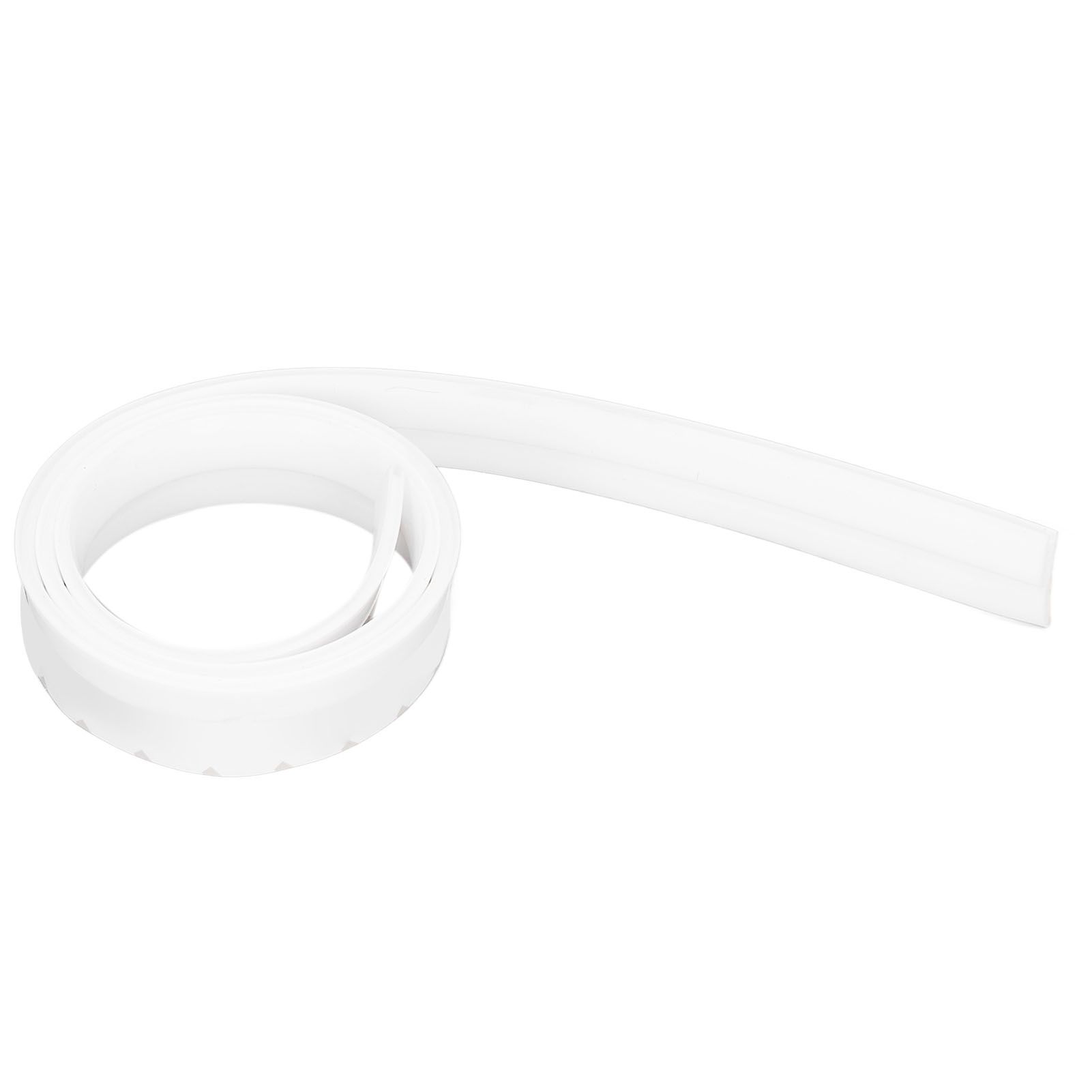 Door Soundproofing 28mm/1.1in Round Hole Silicone Protective Durable Replaceable Lightweight Sealer Strip for RoomWhite - Image 7