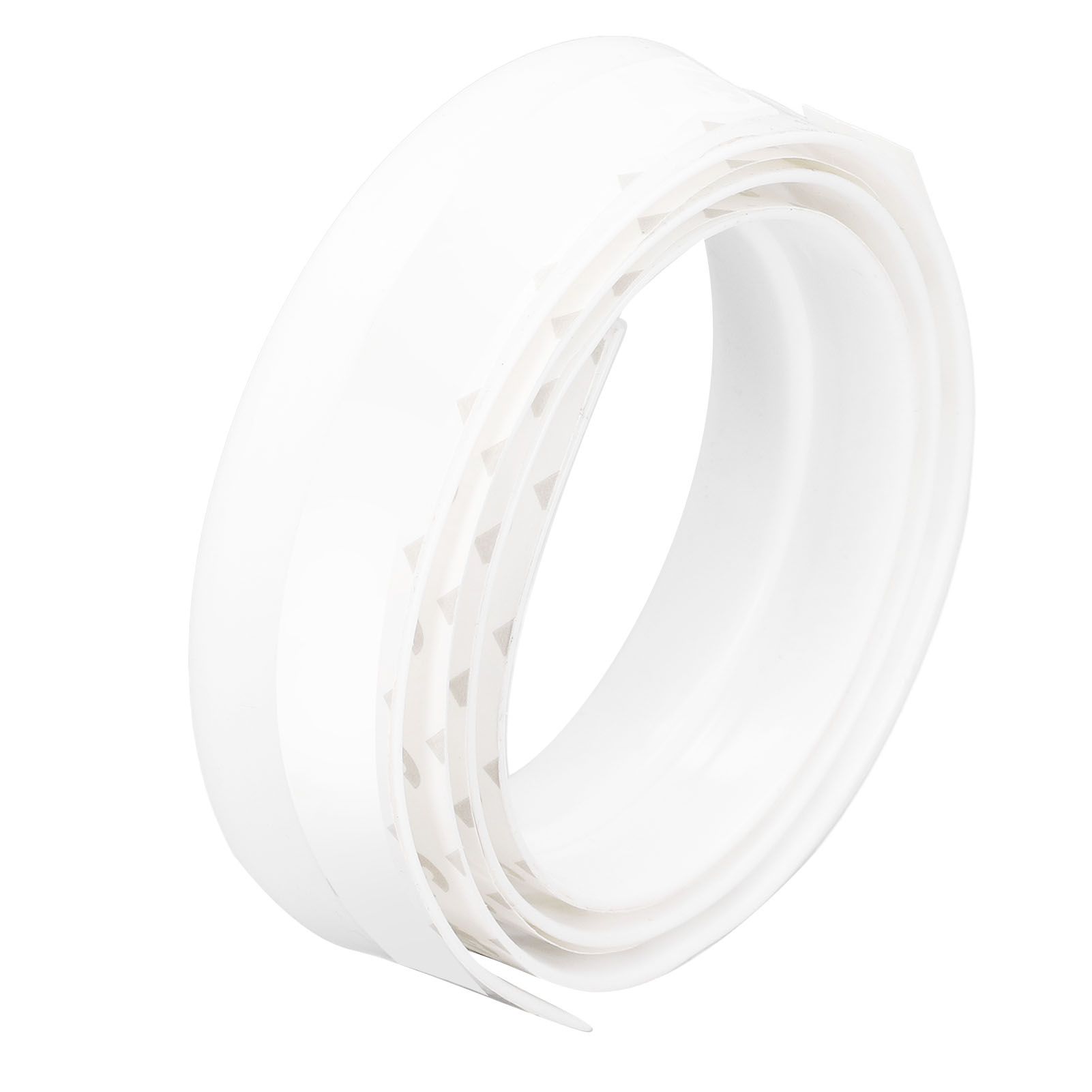 Door Soundproofing 28mm/1.1in Round Hole Silicone Protective Durable Replaceable Lightweight Sealer Strip for RoomWhite - Image 8