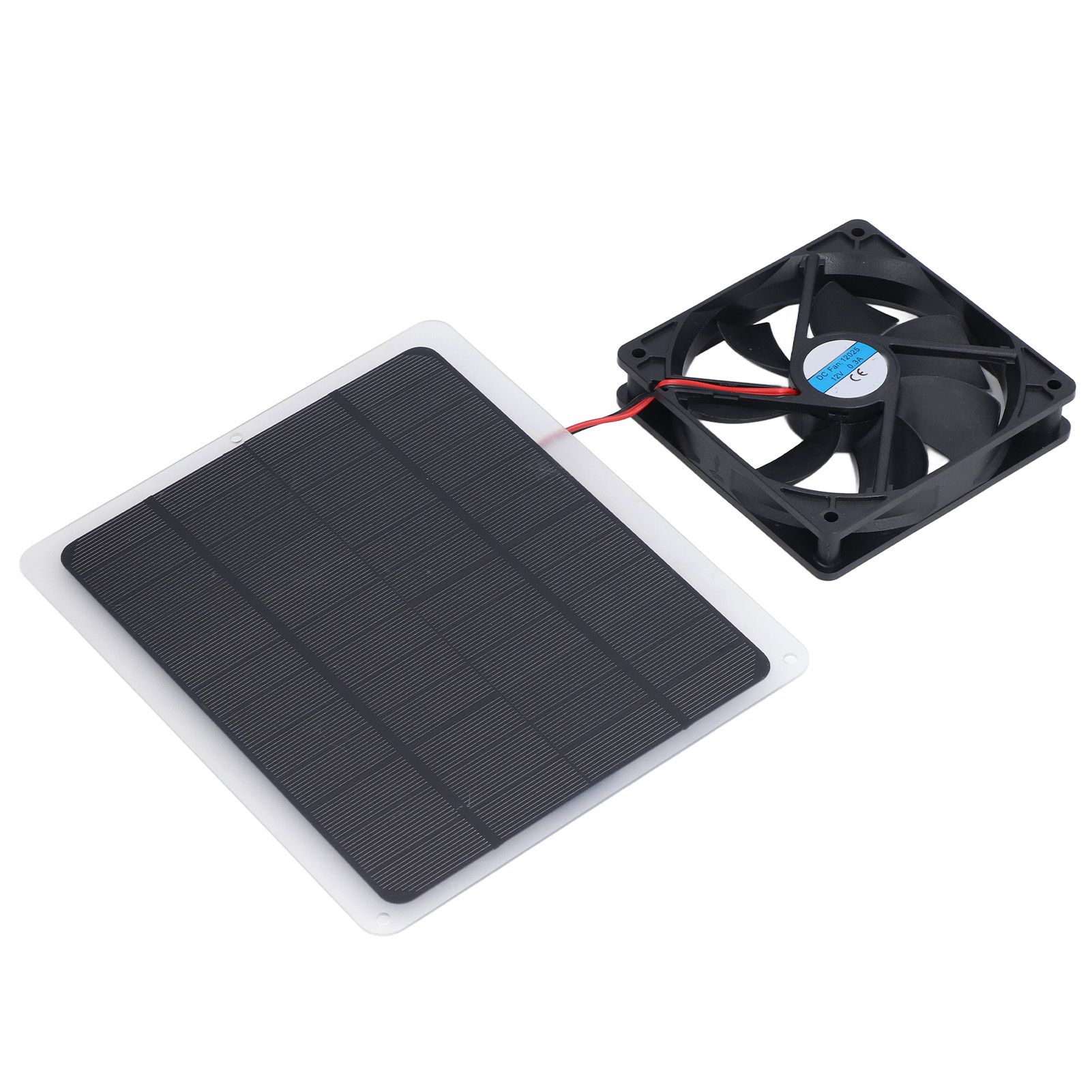 Solar Fan 10W 12V Effective Deodorization Energy Saving Portable USB Solar Exhaust Fan for Pet Houses RV Greenhouses - Image 4