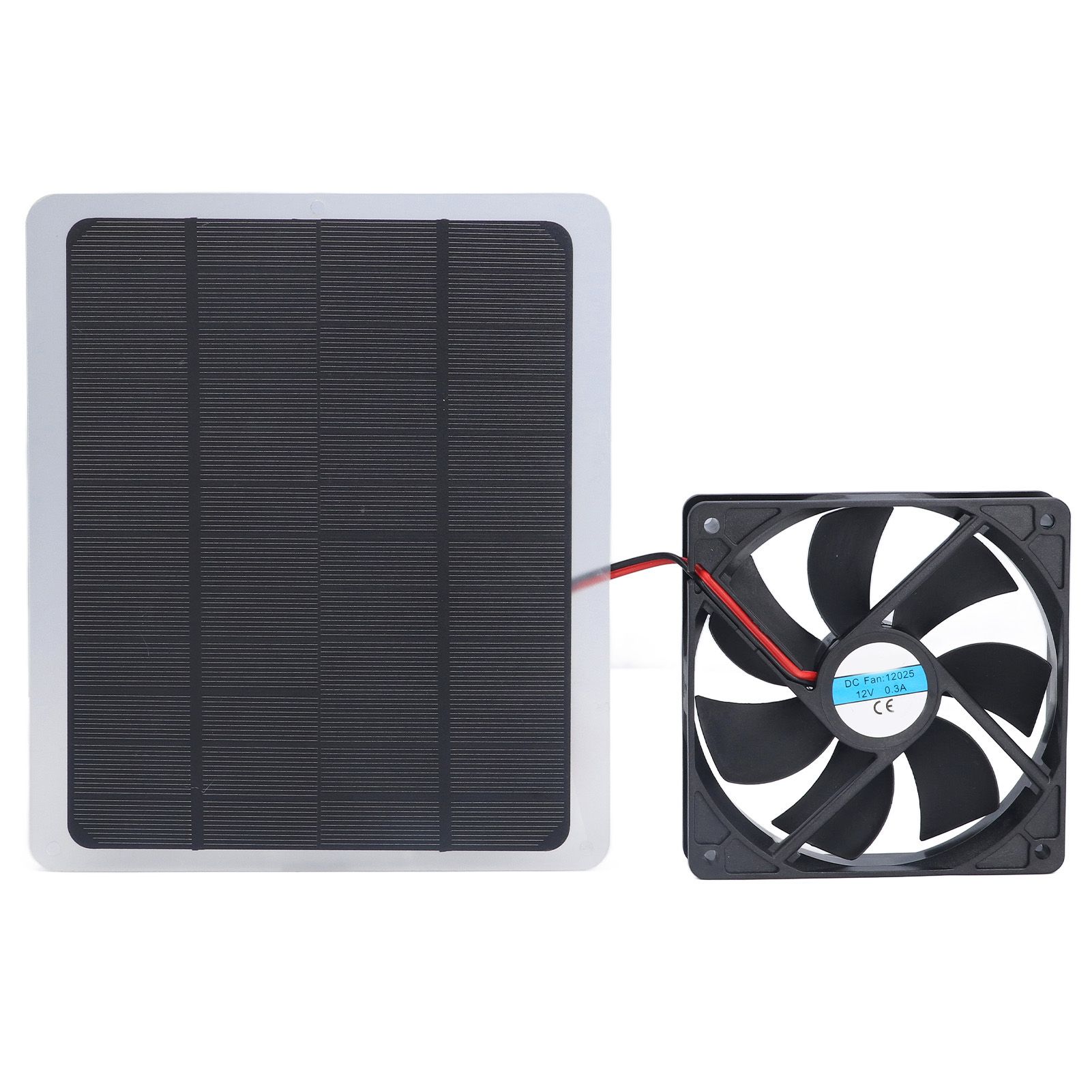 Solar Fan 10W 12V Effective Deodorization Energy Saving Portable USB Solar Exhaust Fan for Pet Houses RV Greenhouses - Image 5