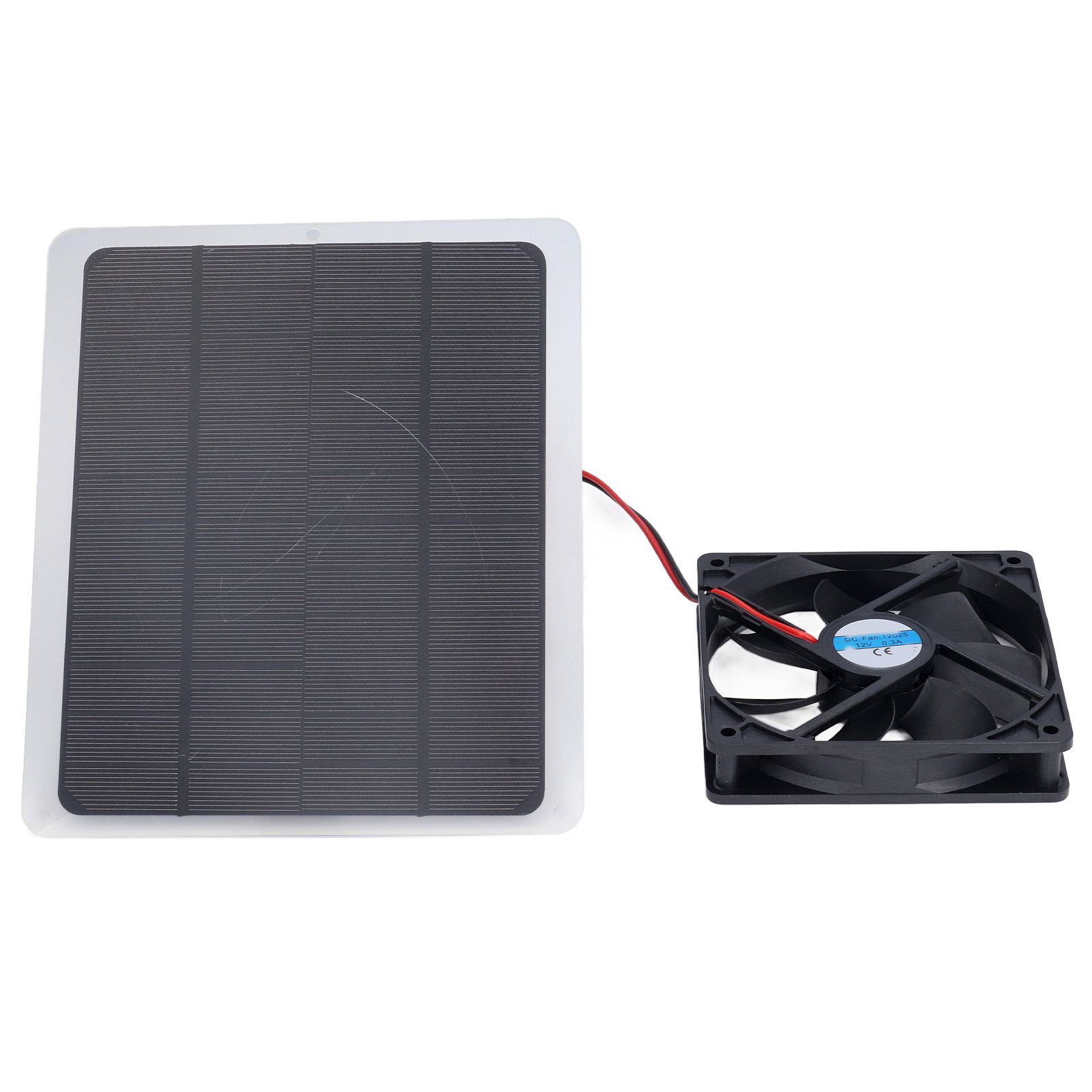 Solar Fan 10W 12V Effective Deodorization Energy Saving Portable USB Solar Exhaust Fan for Pet Houses RV Greenhouses - Image 6
