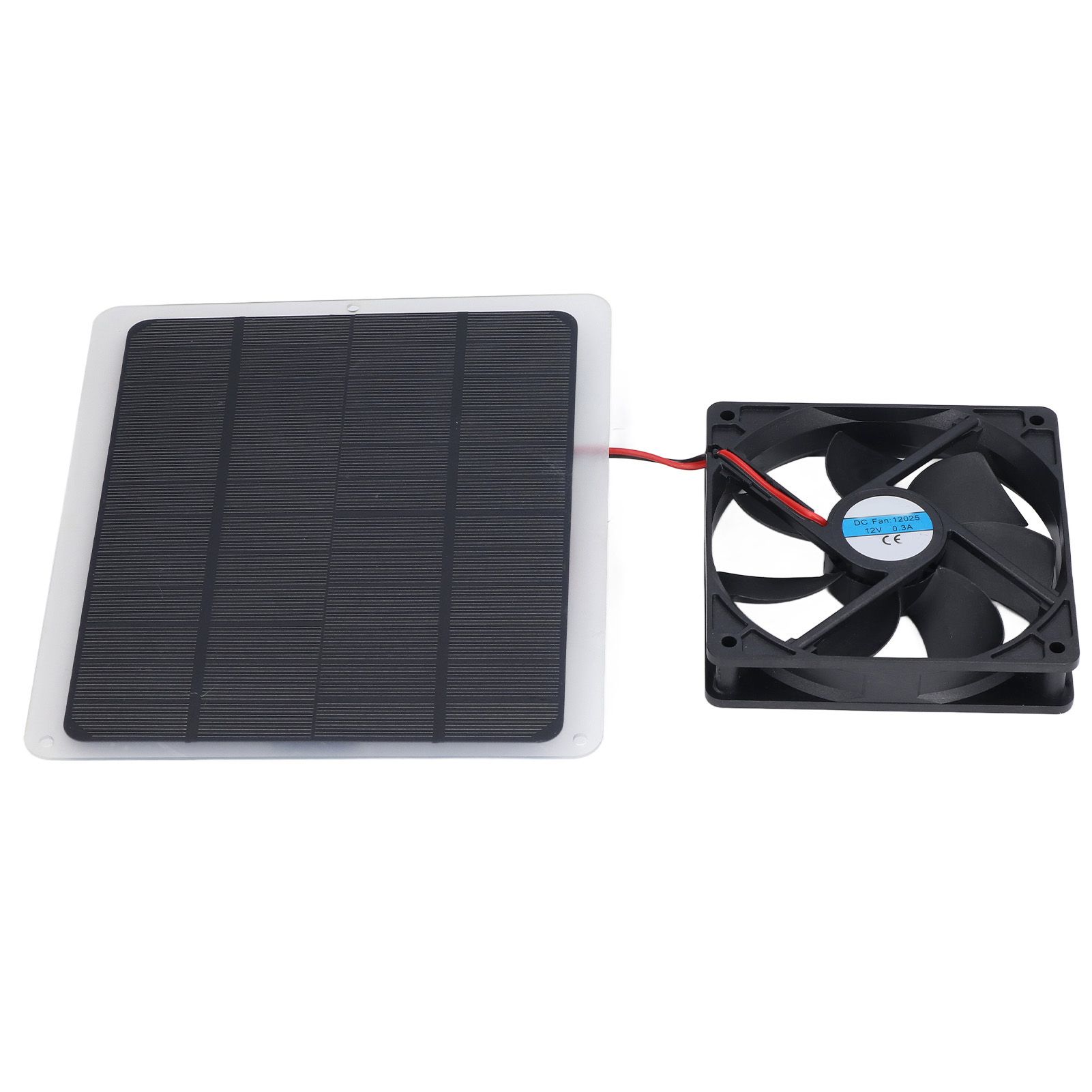 Solar Fan 10W 12V Effective Deodorization Energy Saving Portable USB Solar Exhaust Fan for Pet Houses RV Greenhouses - Image 7