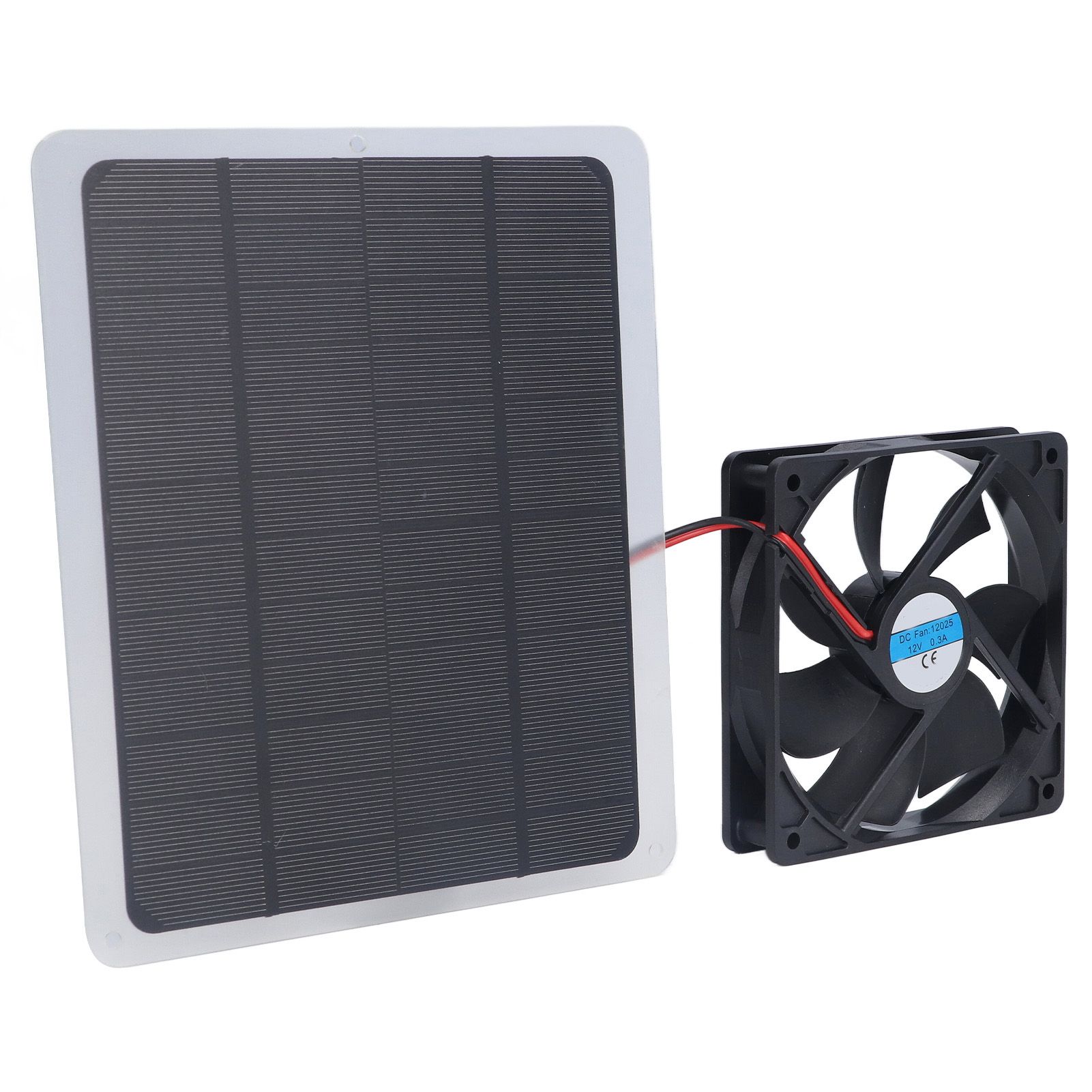 Solar Fan 10W 12V Effective Deodorization Energy Saving Portable USB Solar Exhaust Fan for Pet Houses RV Greenhouses - Image 8