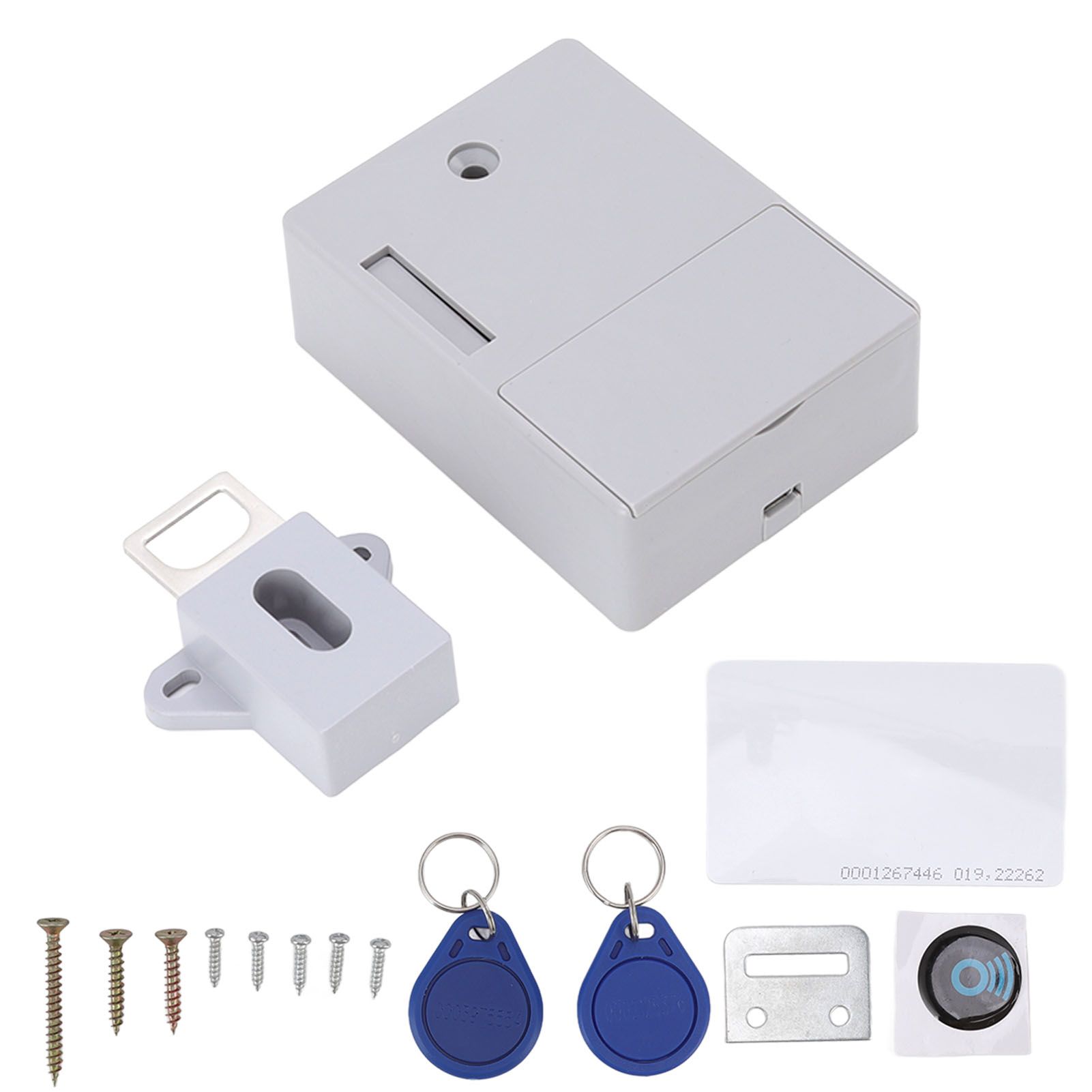 Electronic Cabinet Lock 2 Unlocking Modes High Security Cabinet Lock with Prompt Function for Lockers Drawer Filing Cabinets - Image 1