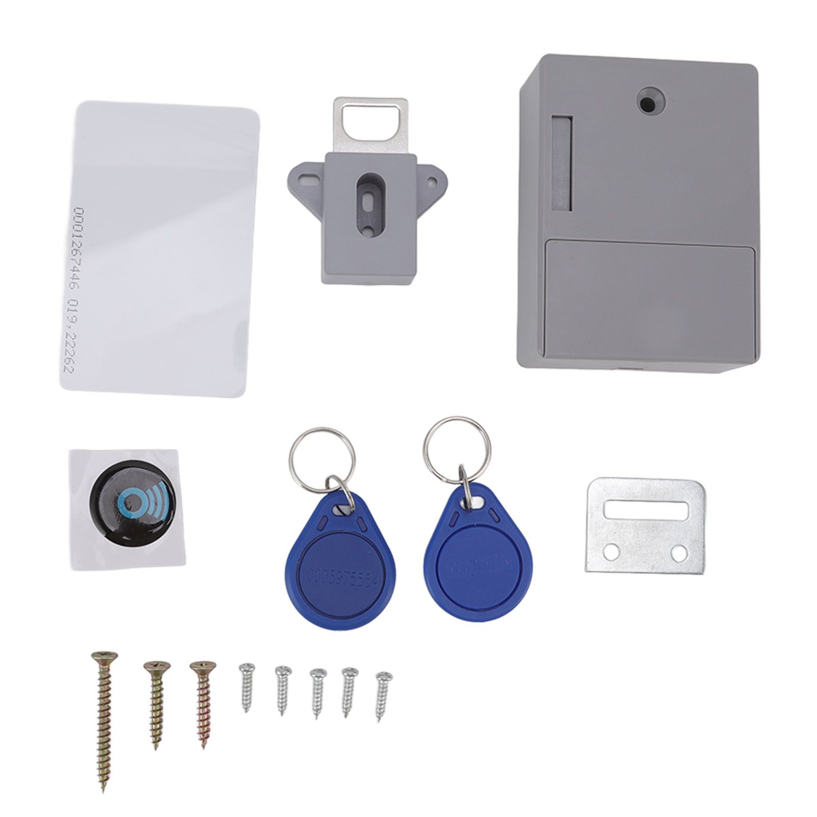 Electronic Cabinet Lock 2 Unlocking Modes High Security Cabinet Lock with Prompt Function for Lockers Drawer Filing Cabinets - Image 2