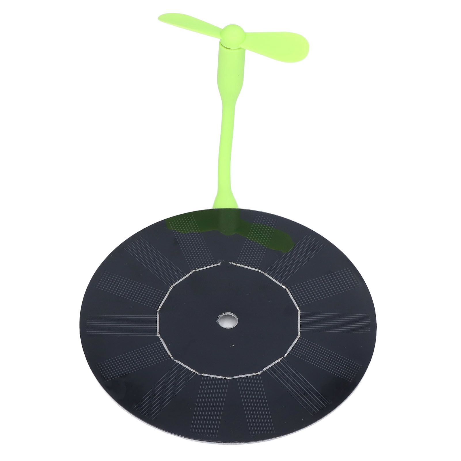 Small USB Car Fan Multifunction Round Monocrystalline Silicone Solar Powered Car Exhaust Fan 5W - Image 5