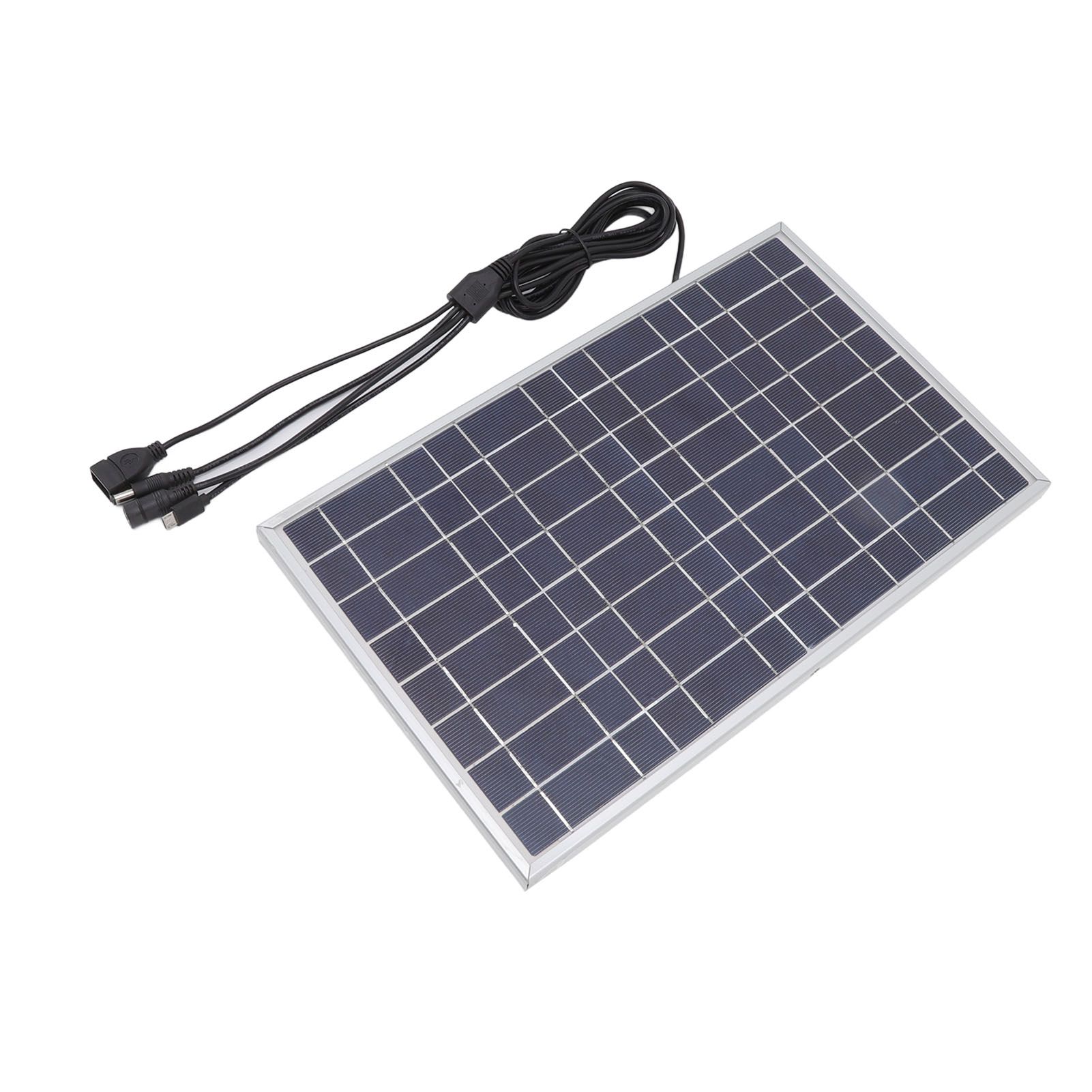 8V 15W Solar Panel High Efficiency Solar Charging Panel Outdoor Battery Charger for Household Car Boat - Image 7