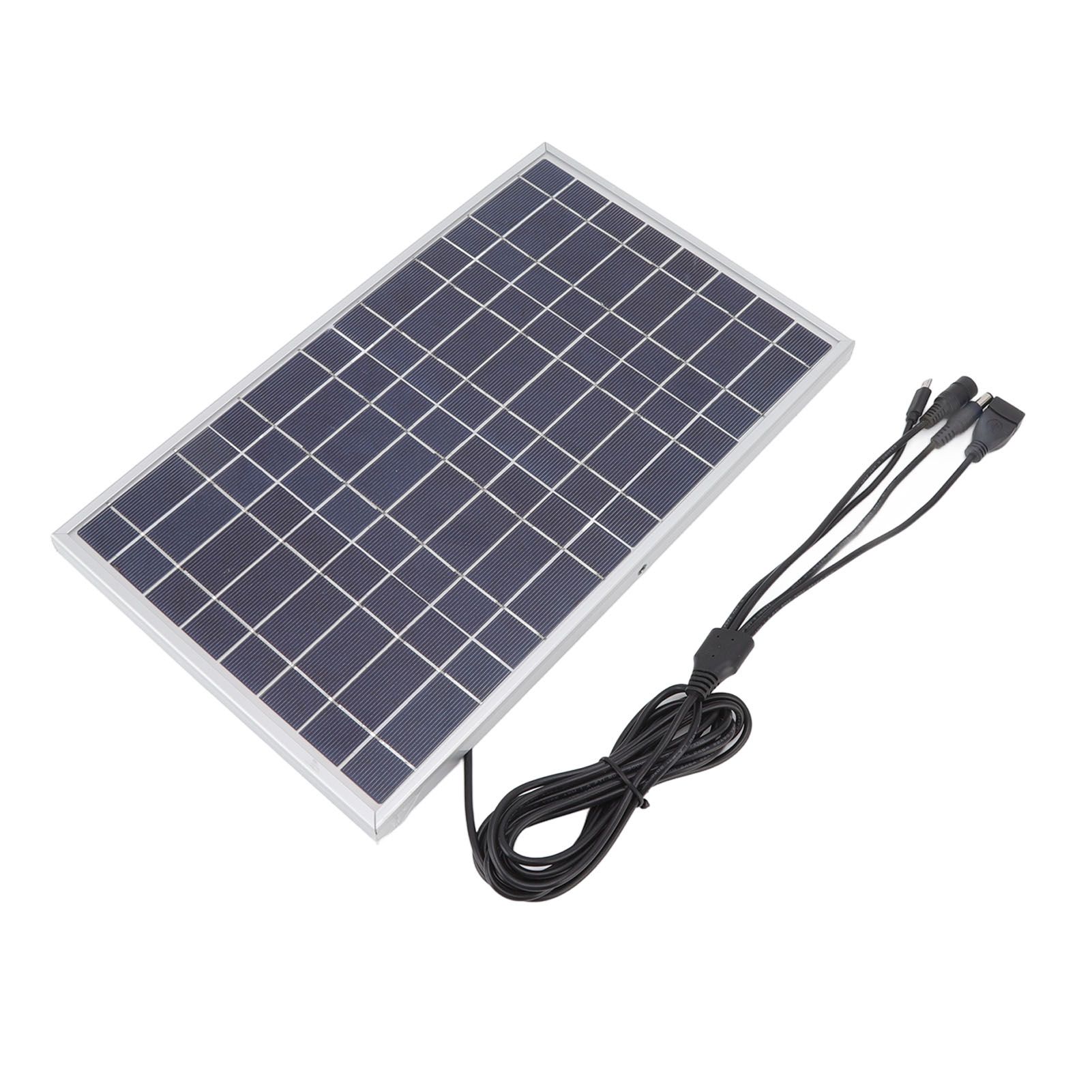 8V 15W Solar Panel High Efficiency Solar Charging Panel Outdoor Battery Charger for Household Car Boat - Image 8