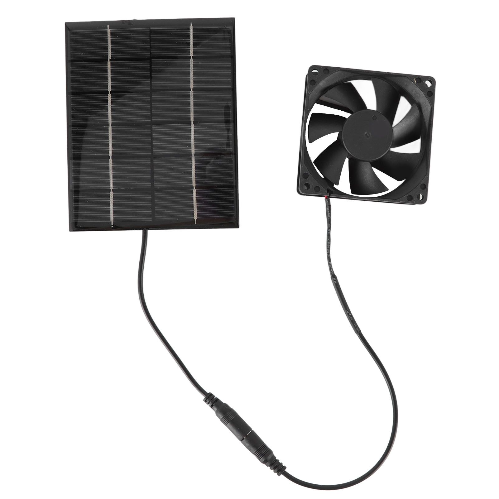Solar Panel Fan Exhaust Air Ventilation Heat Dissipation Tool for Greenhouse Shed - Image 5