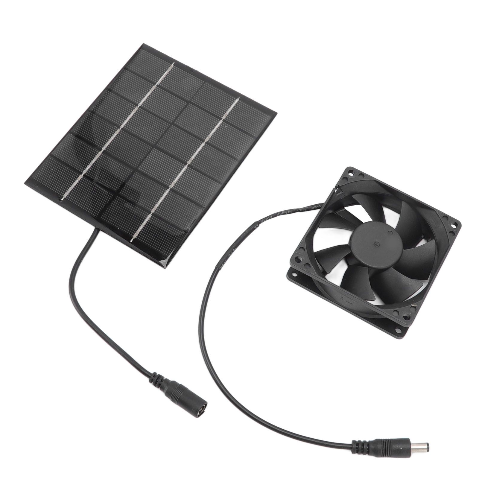 Solar Panel Fan Exhaust Air Ventilation Heat Dissipation Tool for Greenhouse Shed - Image 6