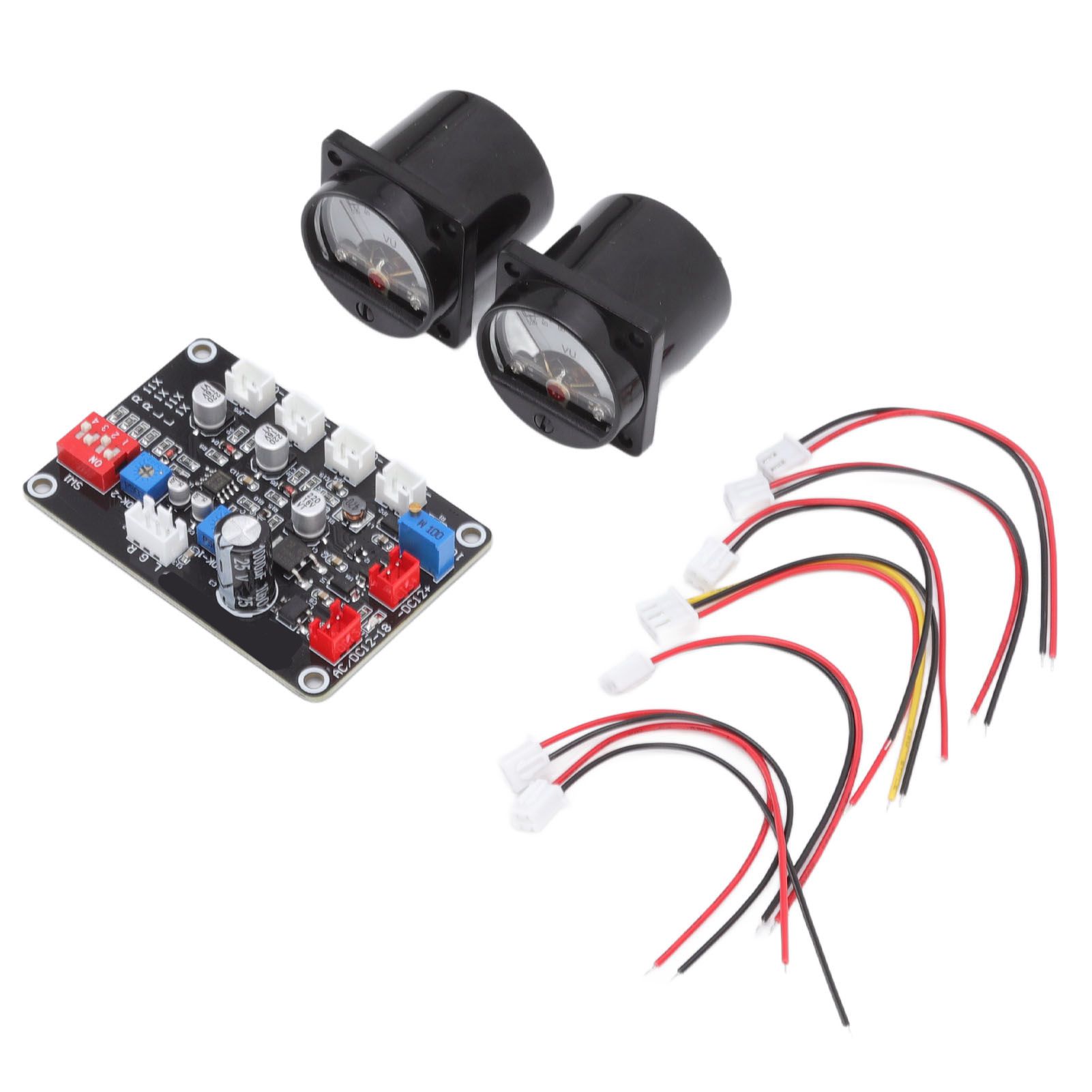 2pcs VU Level Meter Power Amplifier VU Panel Meter with Driver Board for Recording Studio 12V‑18V - Image 2