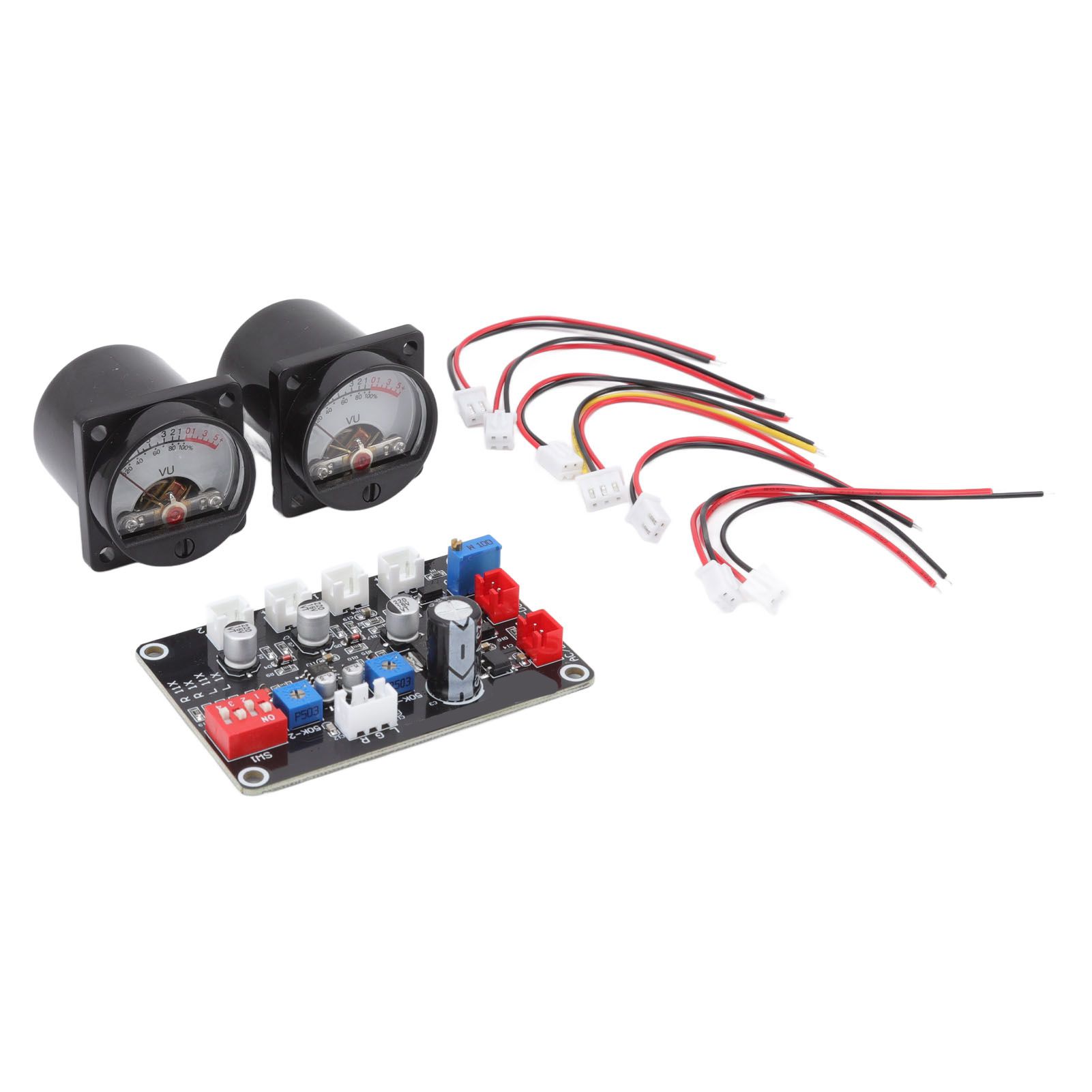 2pcs VU Level Meter Power Amplifier VU Panel Meter with Driver Board for Recording Studio 12V‑18V - Image 3