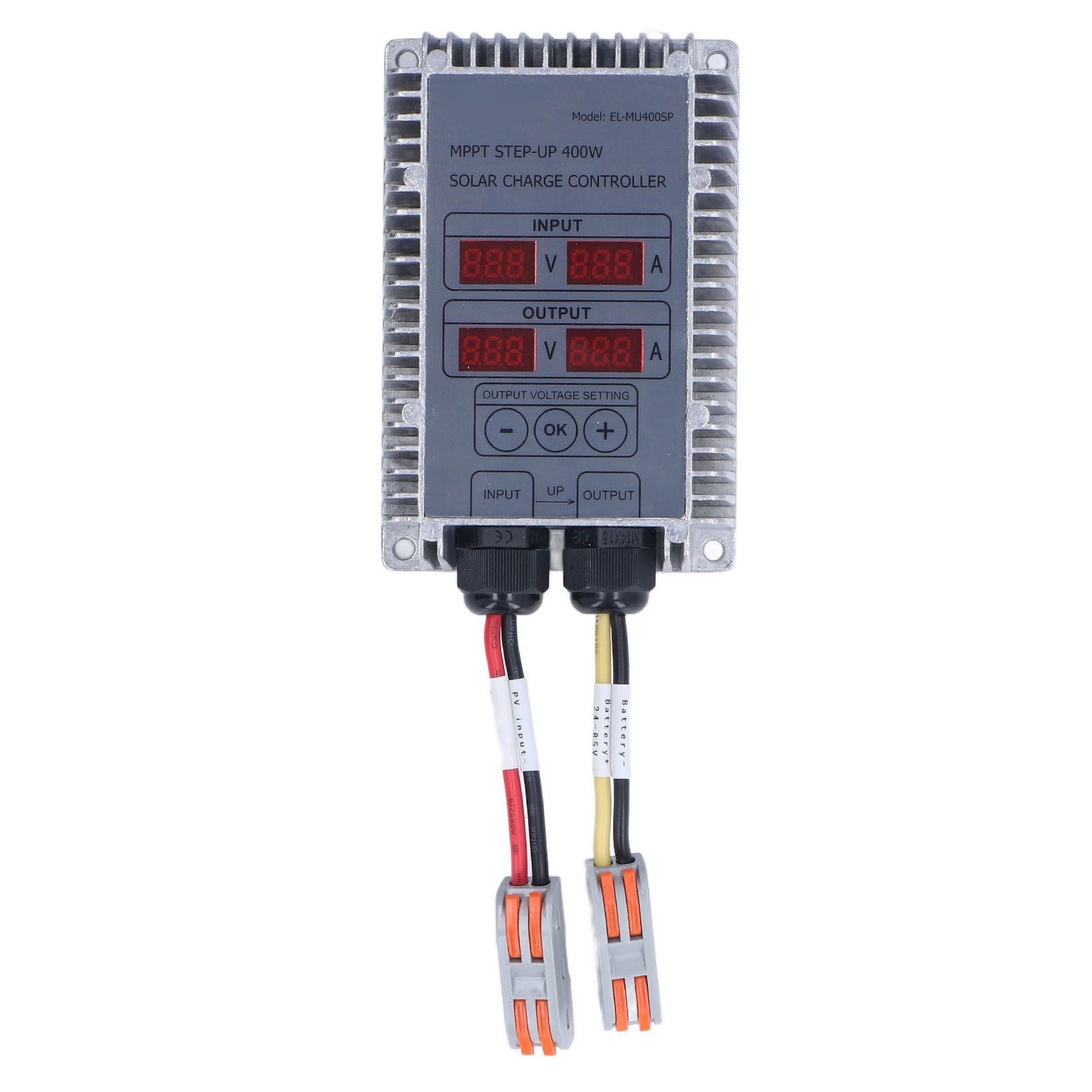 Solar Battery Charge Controller Boost MPPT Voltage Adjustable Waterproof with Display 24‑85V 400W - Image 1