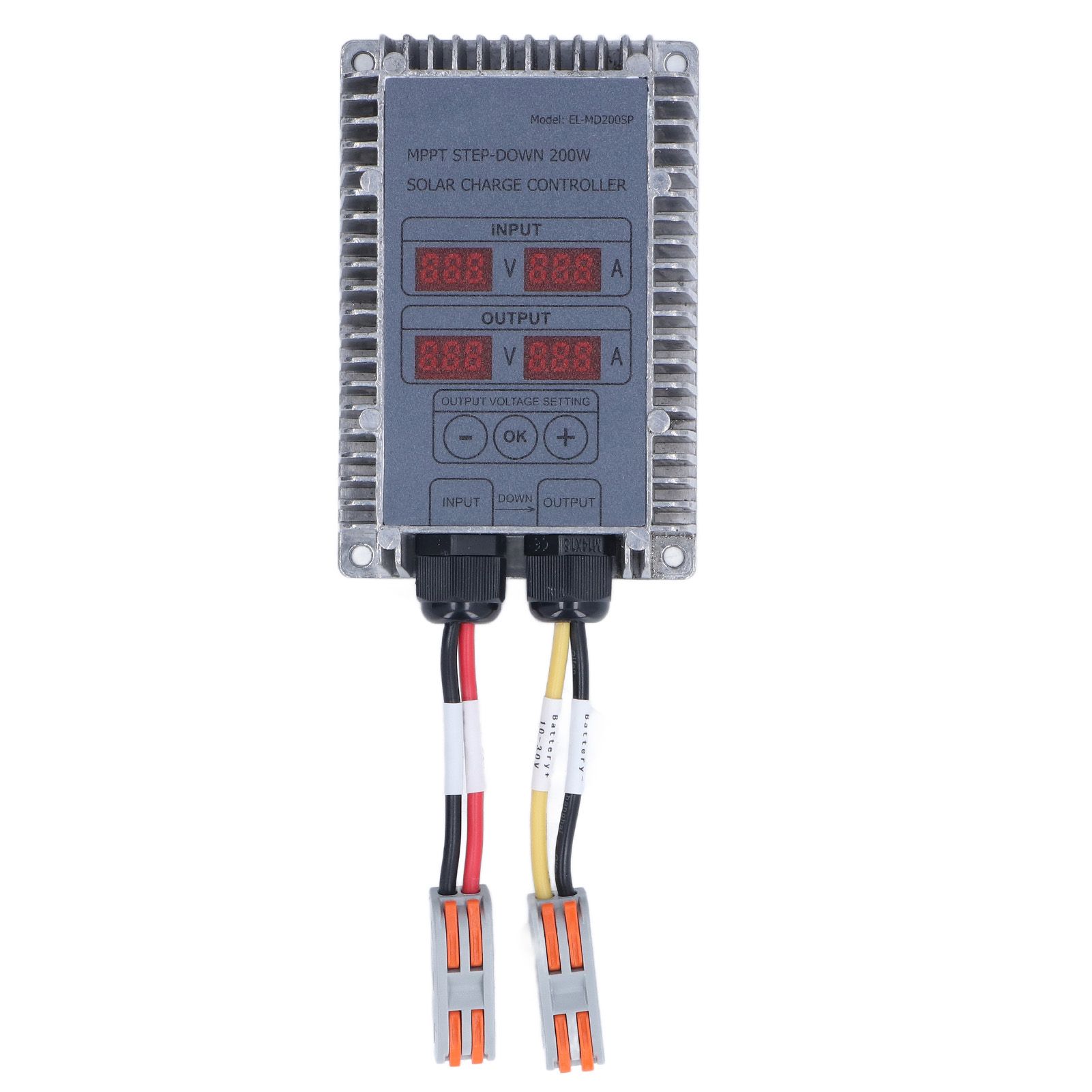 Solar Charge Controller MPPT Buck Charging 10‑30V Adjustable Control for Battery 200W - Image 1