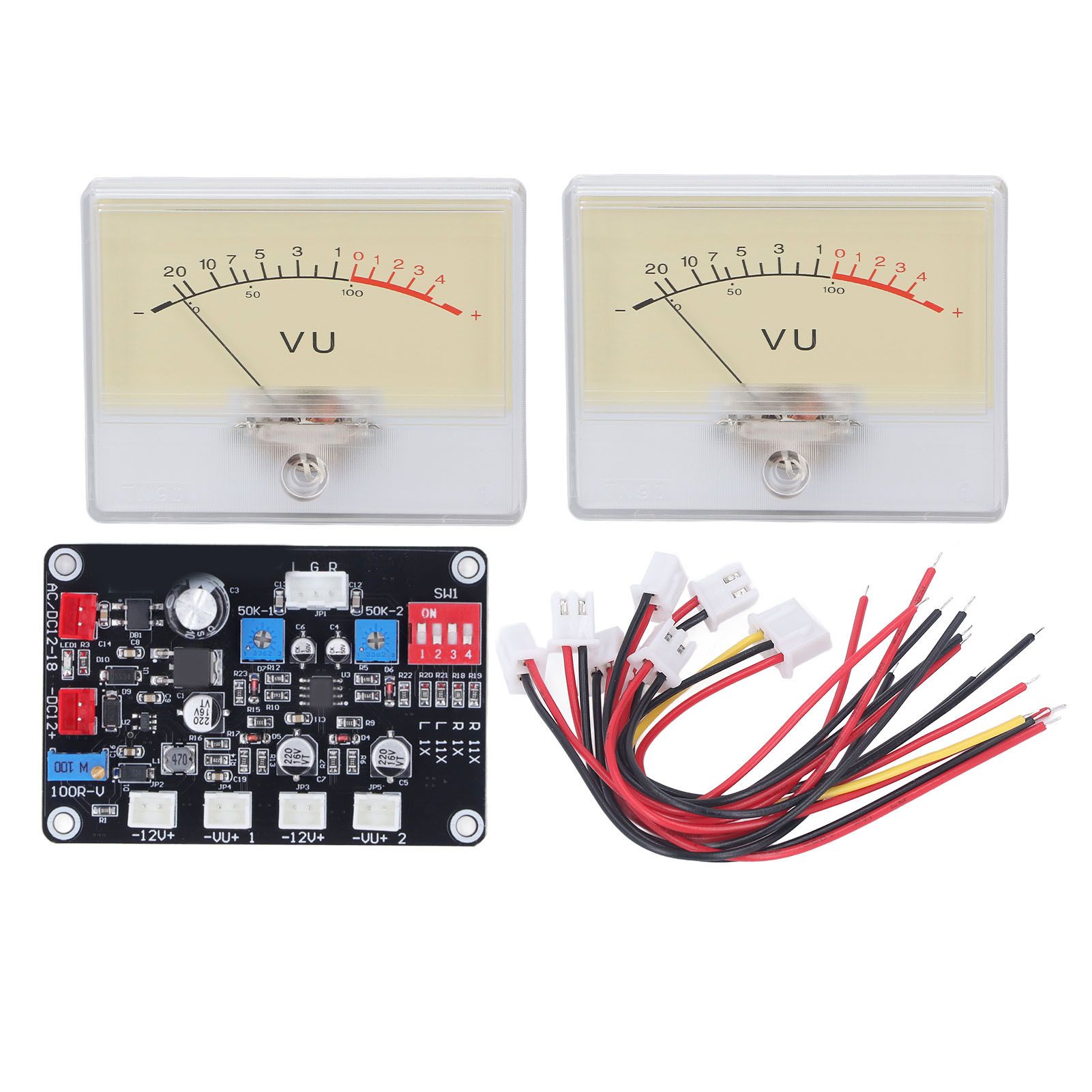 High Accuracy Power Amplifier VU Meter Preamplifier Audio Level Meter with Driver Board - Image 1