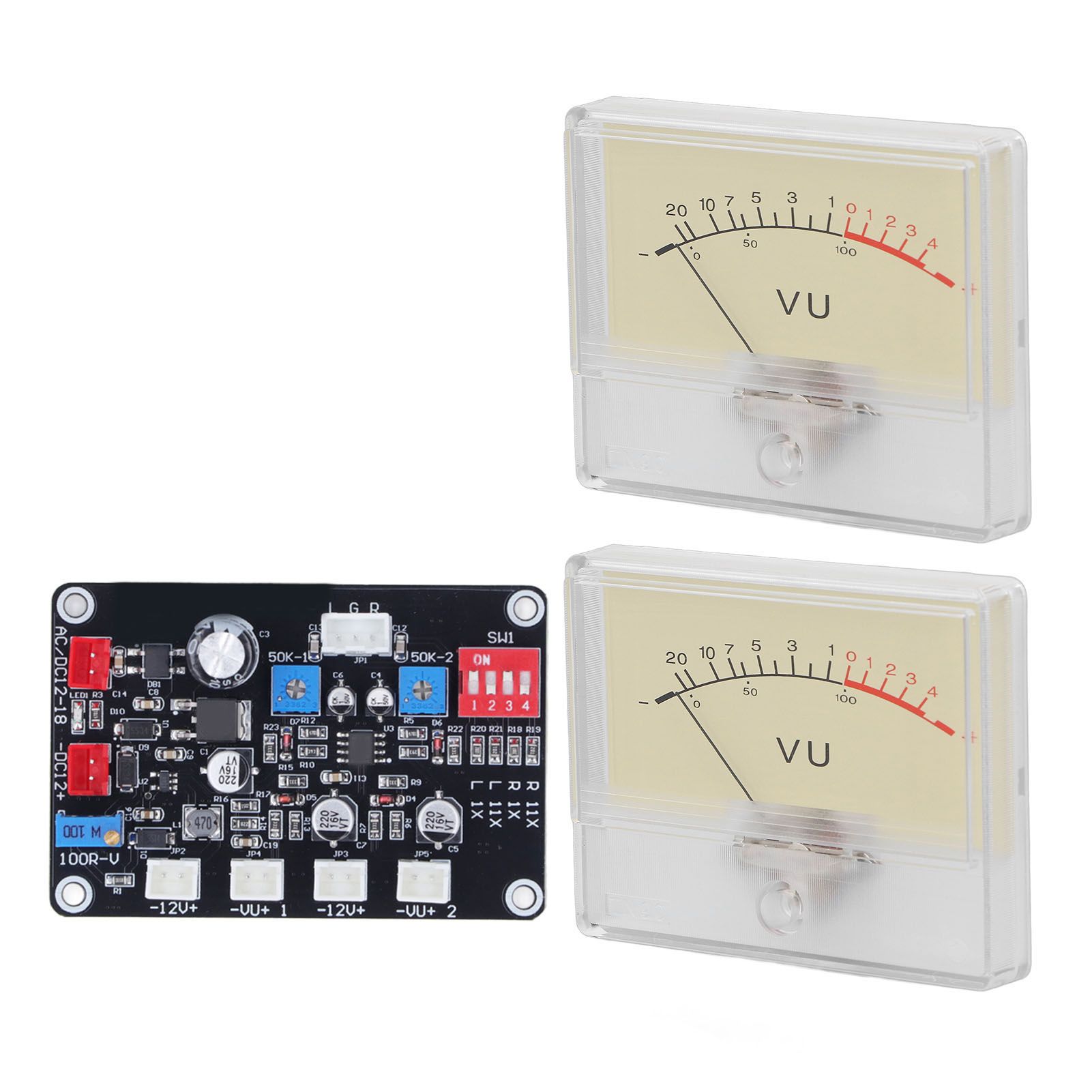 High Accuracy Power Amplifier VU Meter Preamplifier Audio Level Meter with Driver Board - Image 2